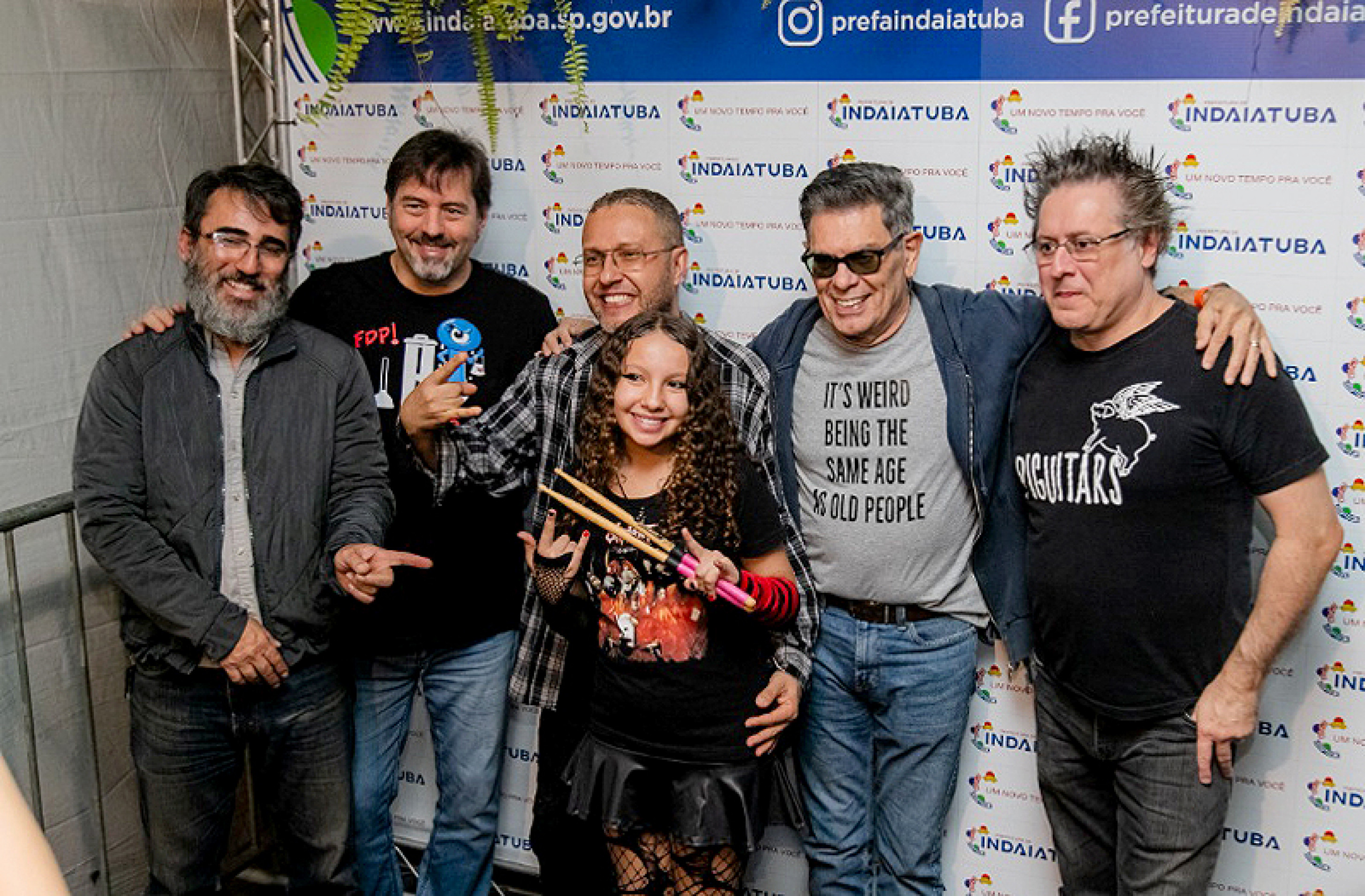 Banda deu o apoio e o carinho que a jovem precisava 