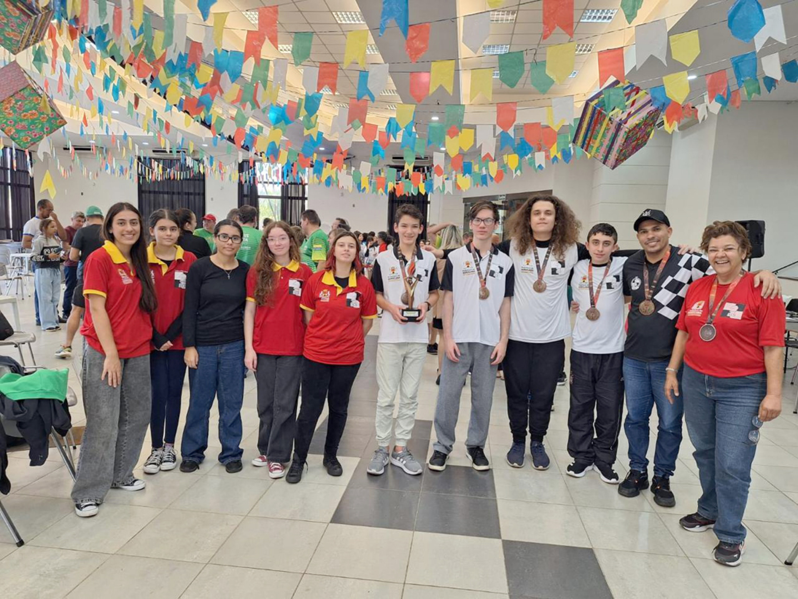 Equipe de xadrez fatura a medalha de bronze: vitória sobre São José dos Campos
