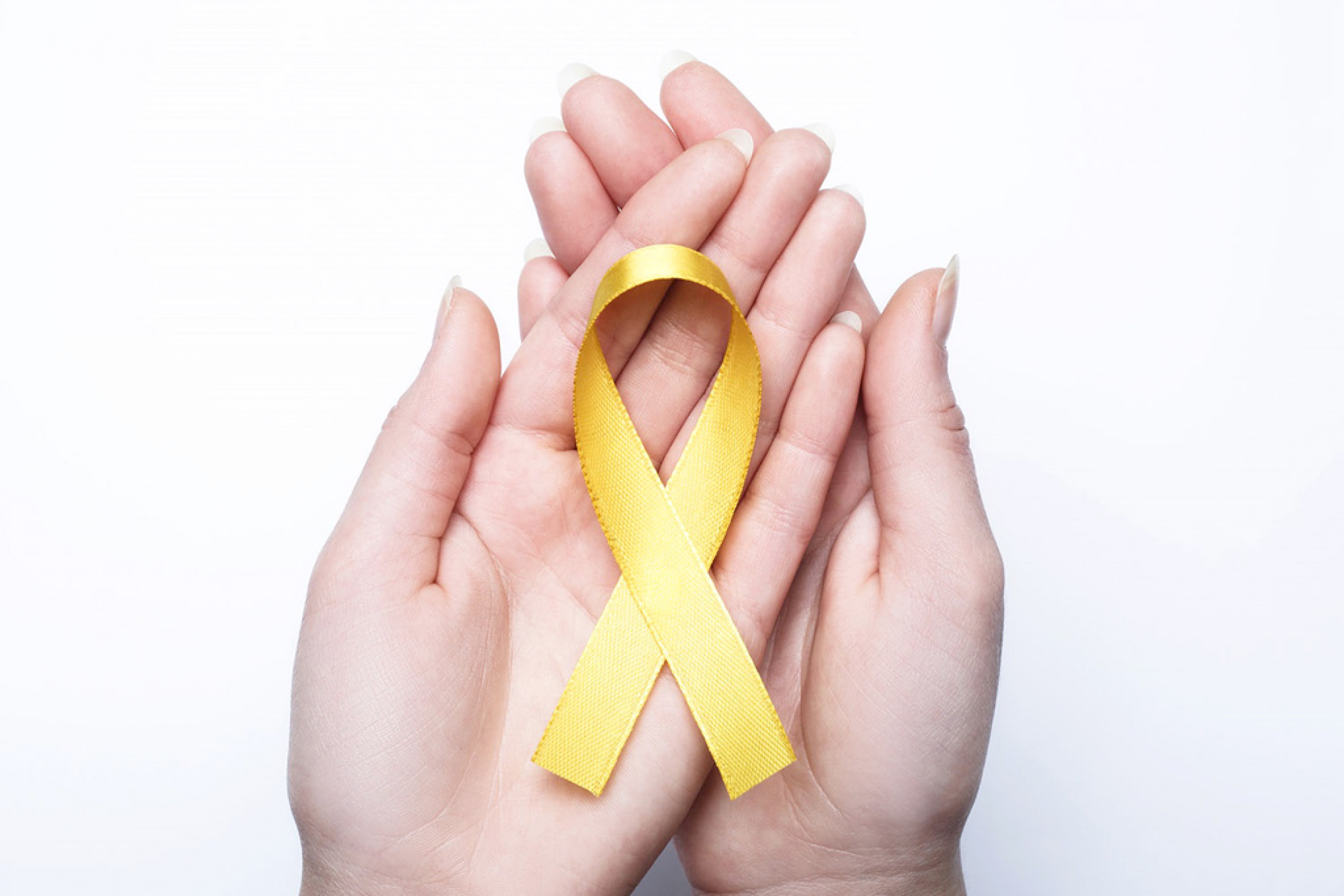 Laço amarelo chama a atenção para a importância do diagnóstico precoce
