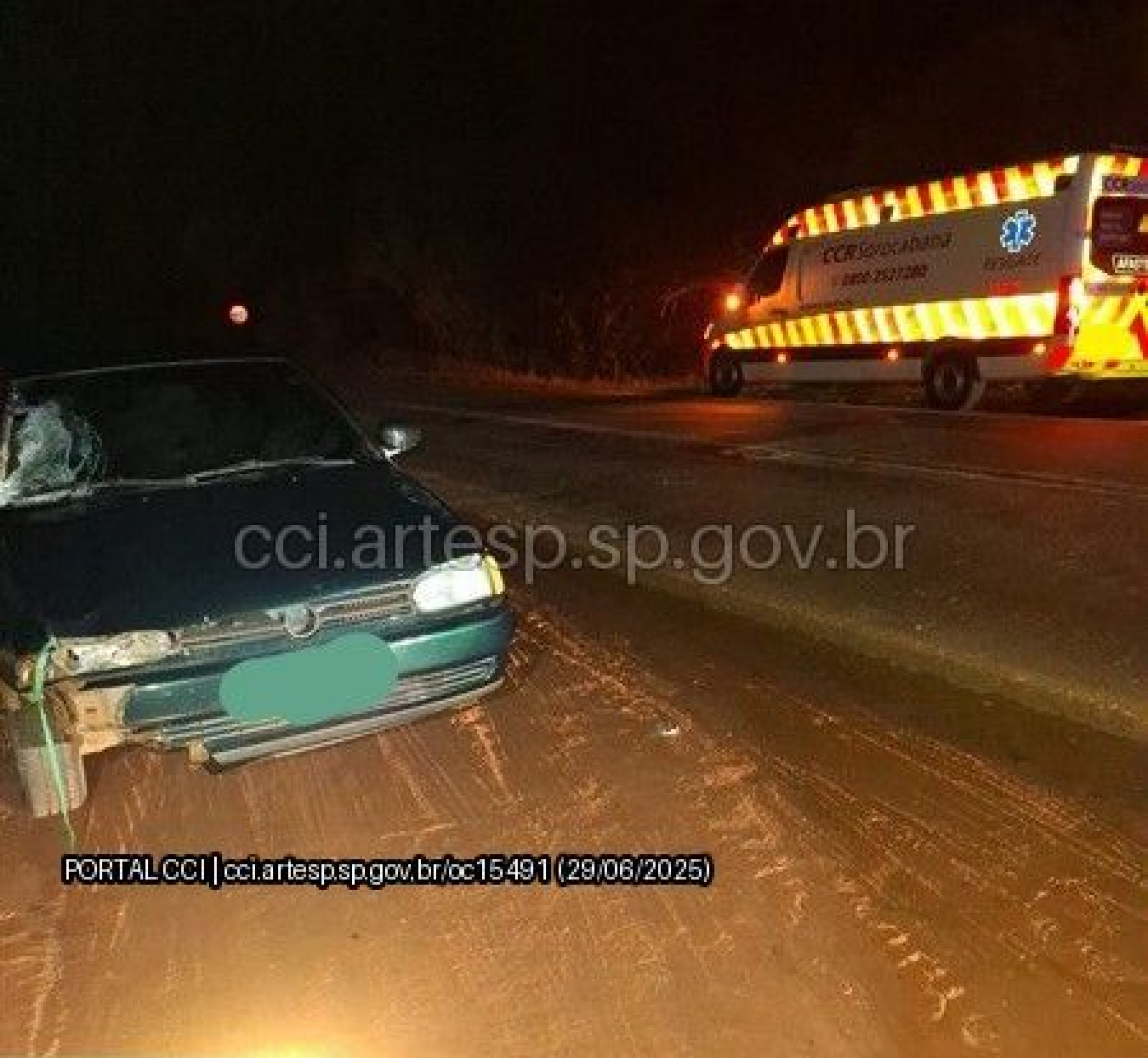 A funerária removeu a vítima às 5h38