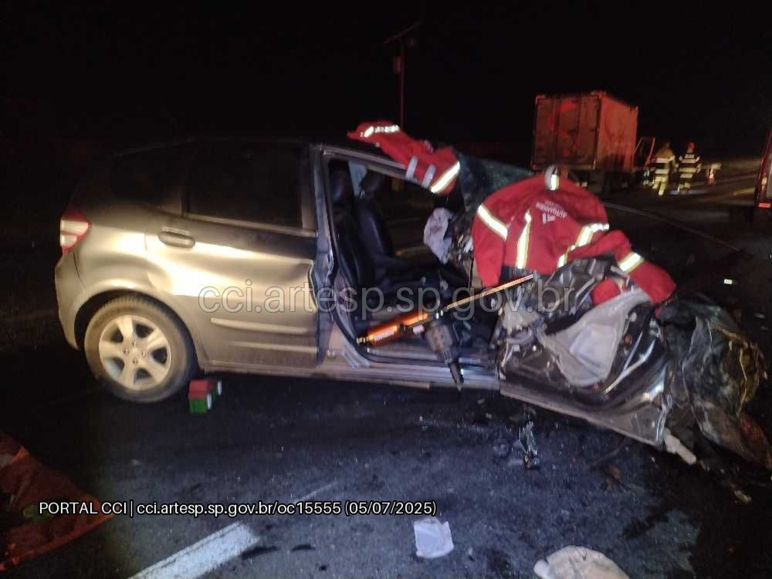 Motorista n&atilde;o conseguiu desviar ou frear o carro