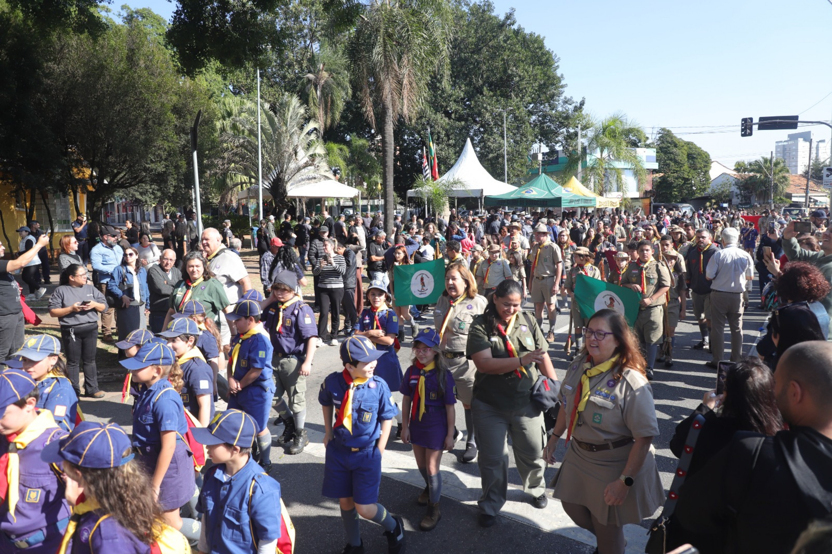 Desfile encerrou a comemoração
