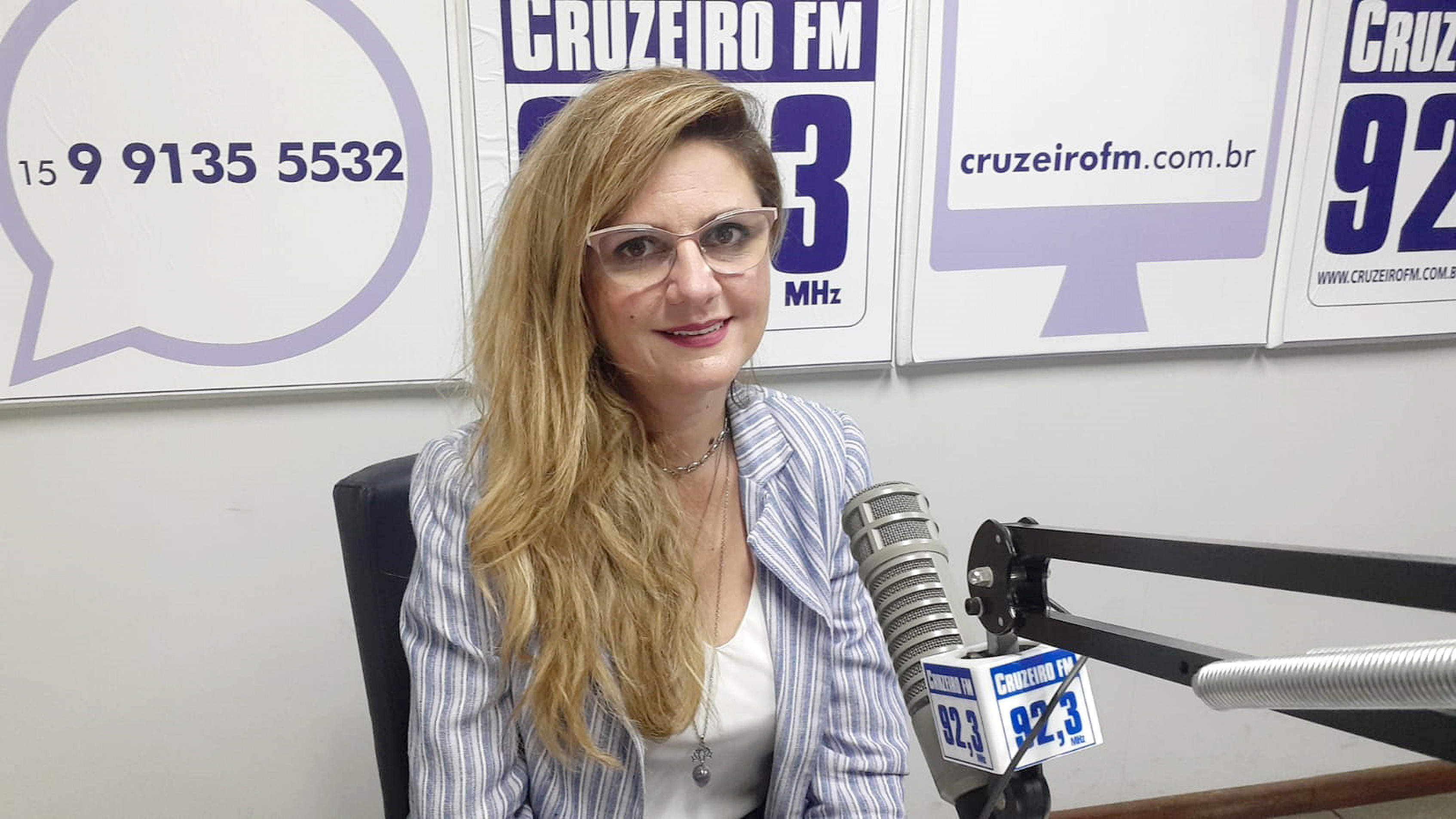 Fabíola em entrevista à Cruzeiro FM 92,3: 
declarada inelegível por oito anos
