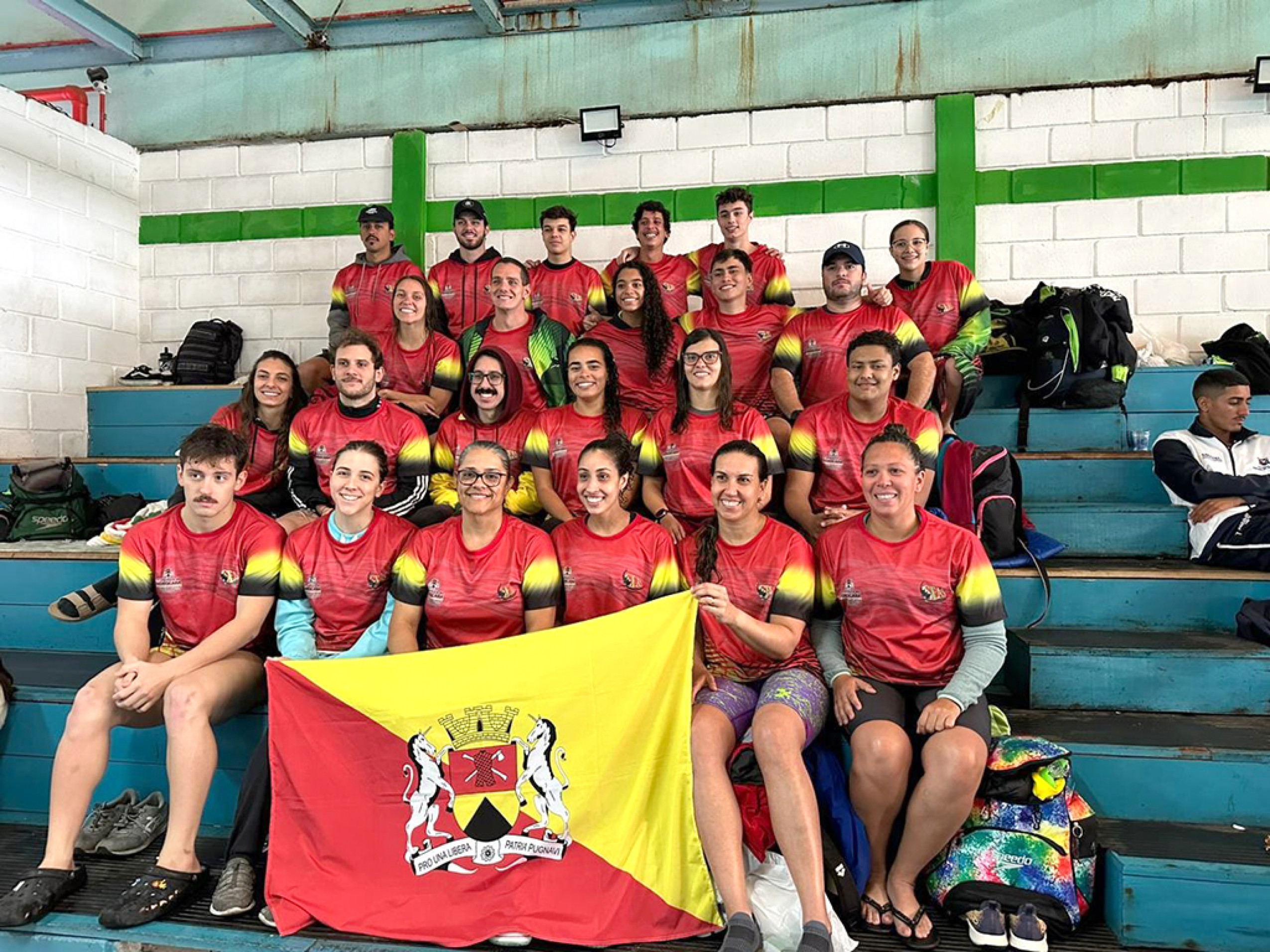 Atletas da natação garantem mais ouros para a cidade: 25 medalhas até ontem
