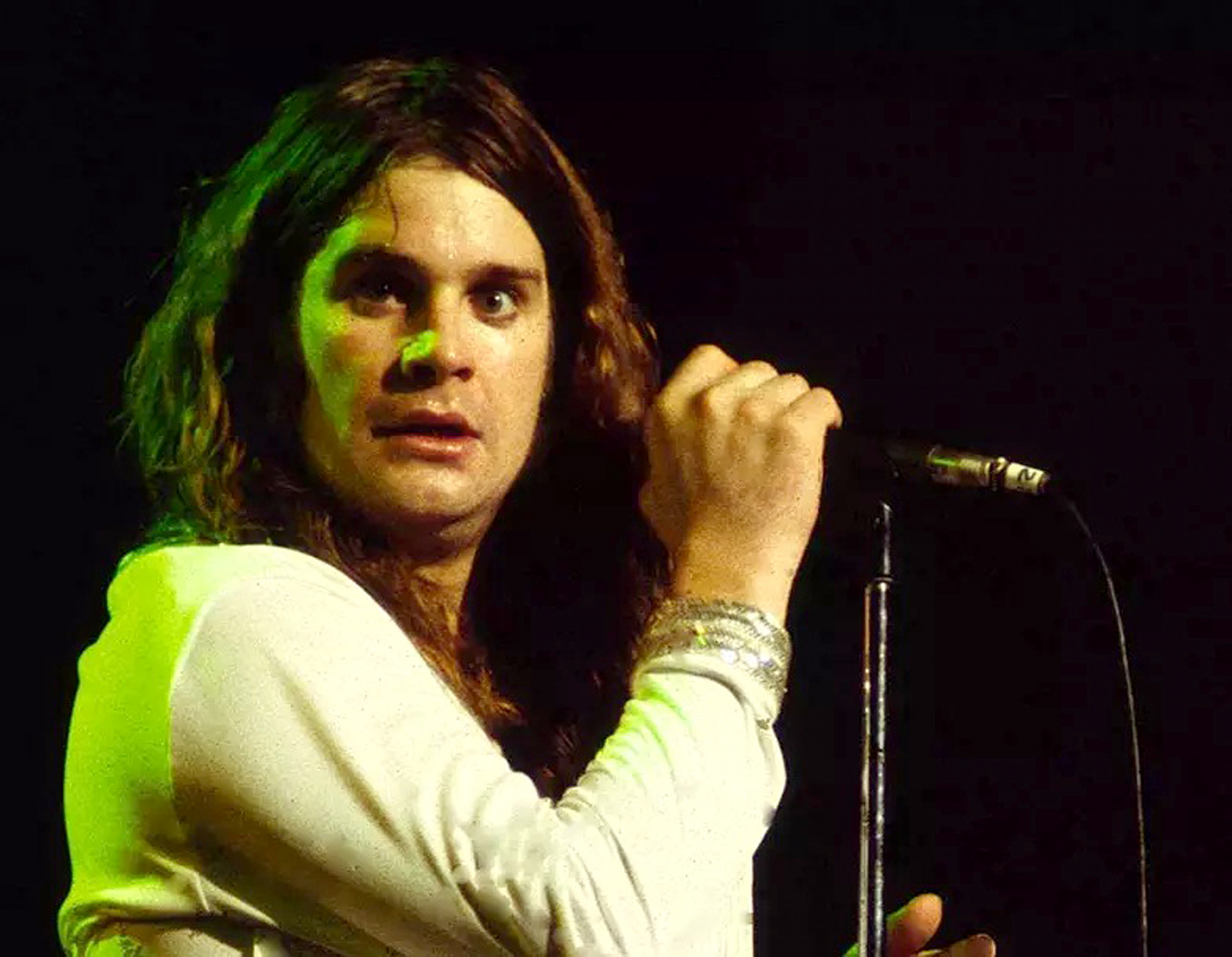 Osbourne, em show quando integrava o Black Sabbath

