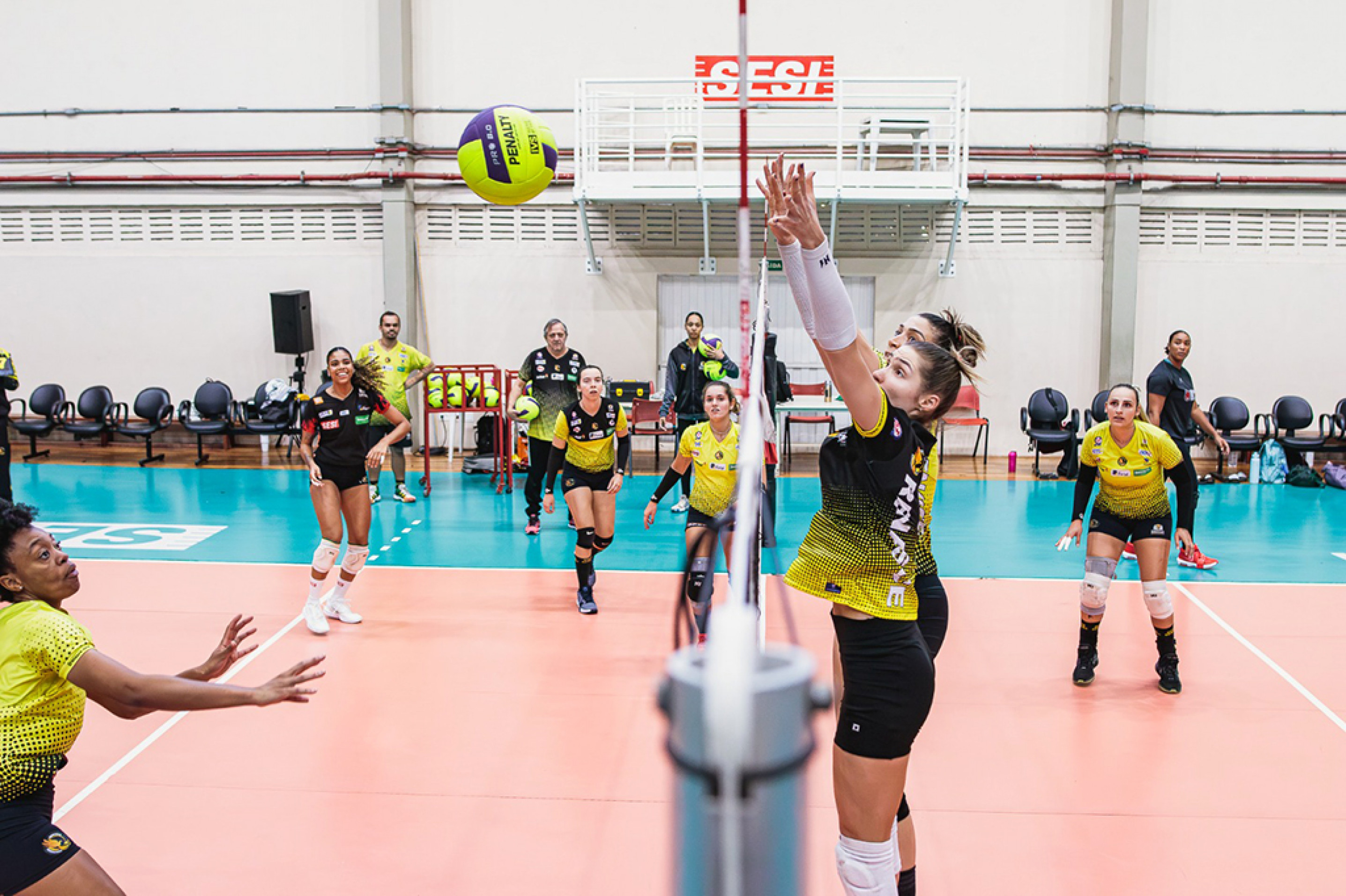 Jogadoras estão na quarta semana de preparação visando o Campeonato Paulista Feminino
