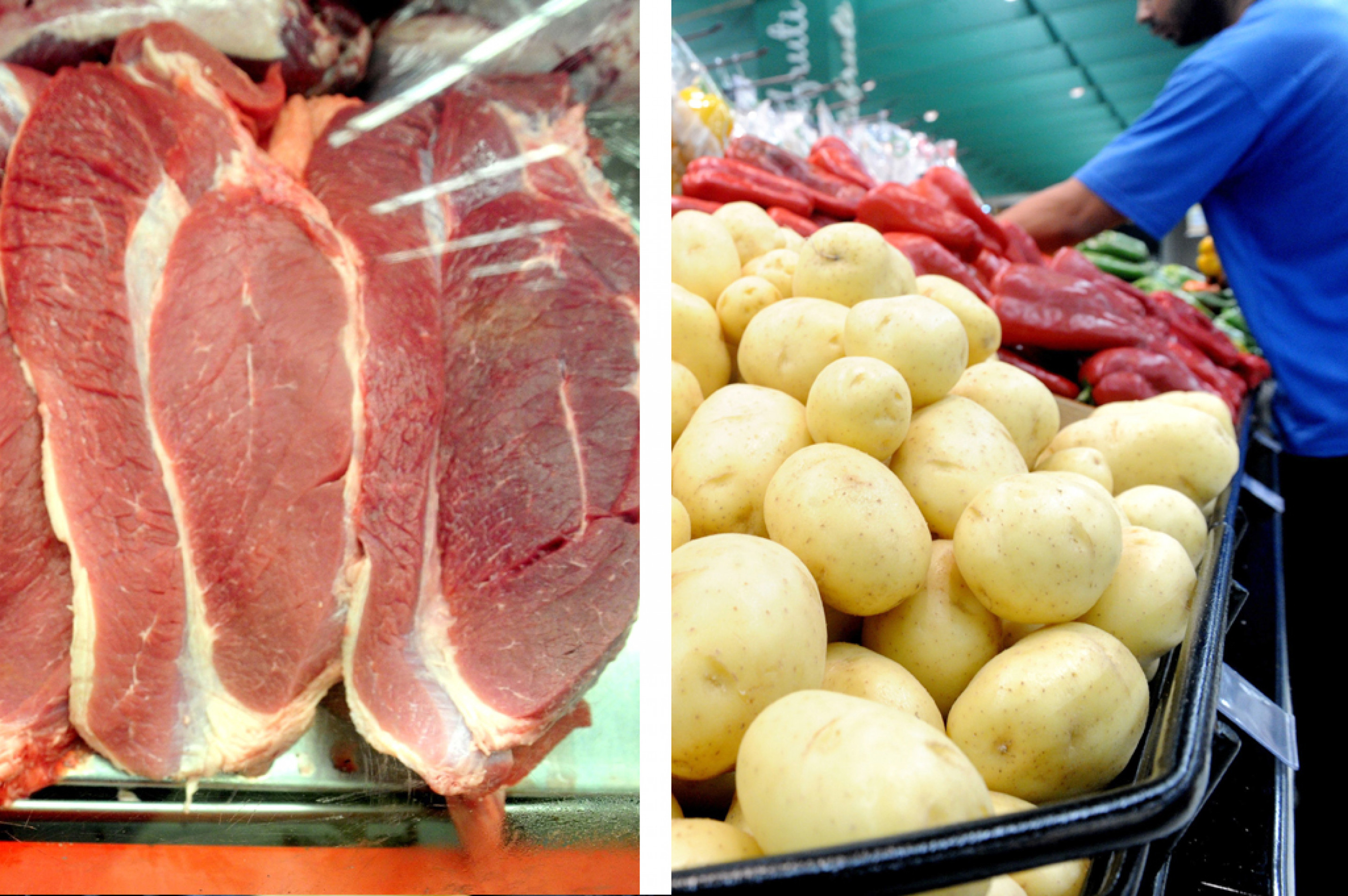 Cortes bovinos caem até 3,58%, enquanto preço da batata recua mais de 11%