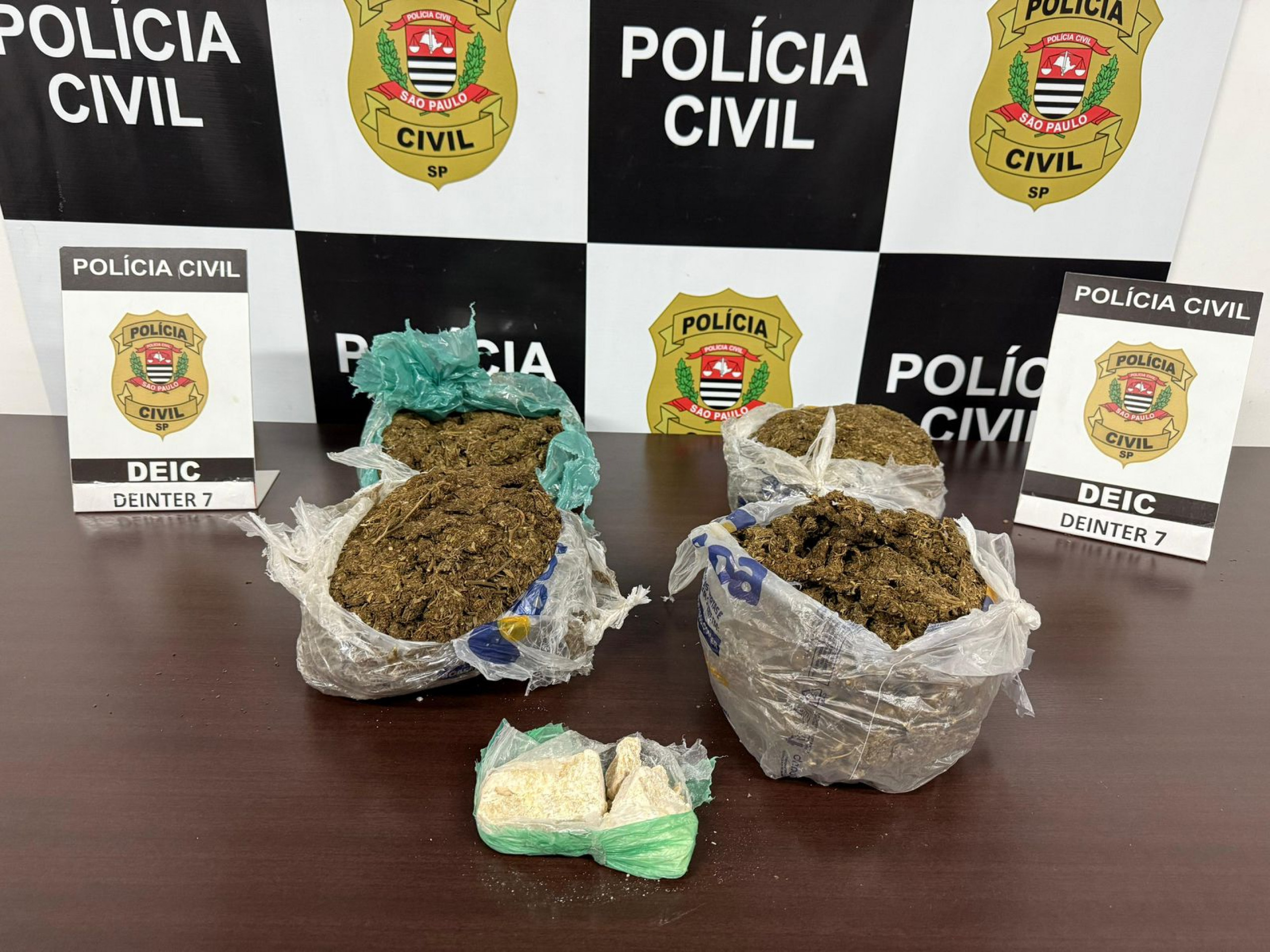A operação foi conduzida pela Divisão Especializada de Investigações Criminais (Deic)