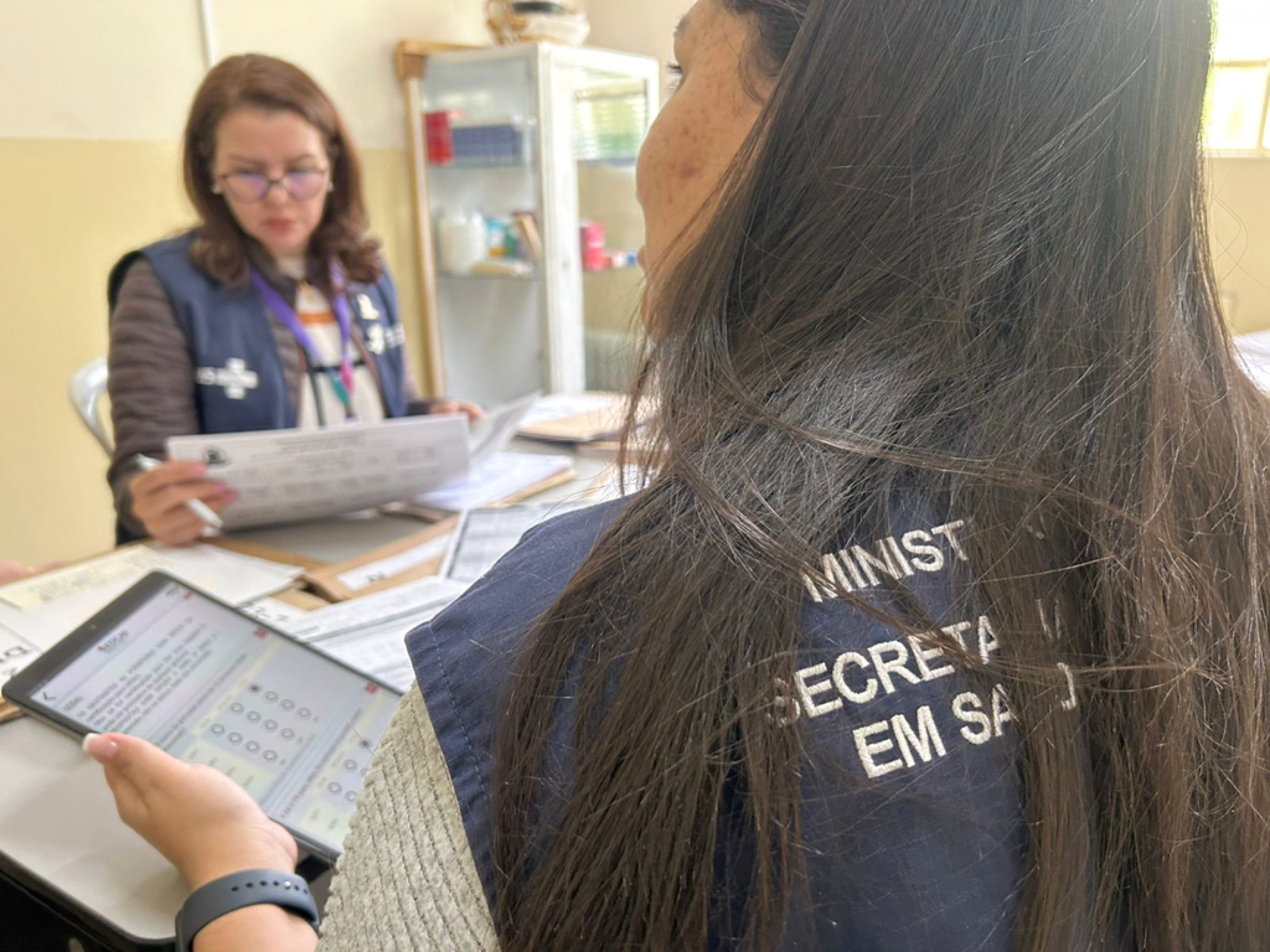 Técnicos do Ministério da Saúde visitam o município: programa Brasil Saudável