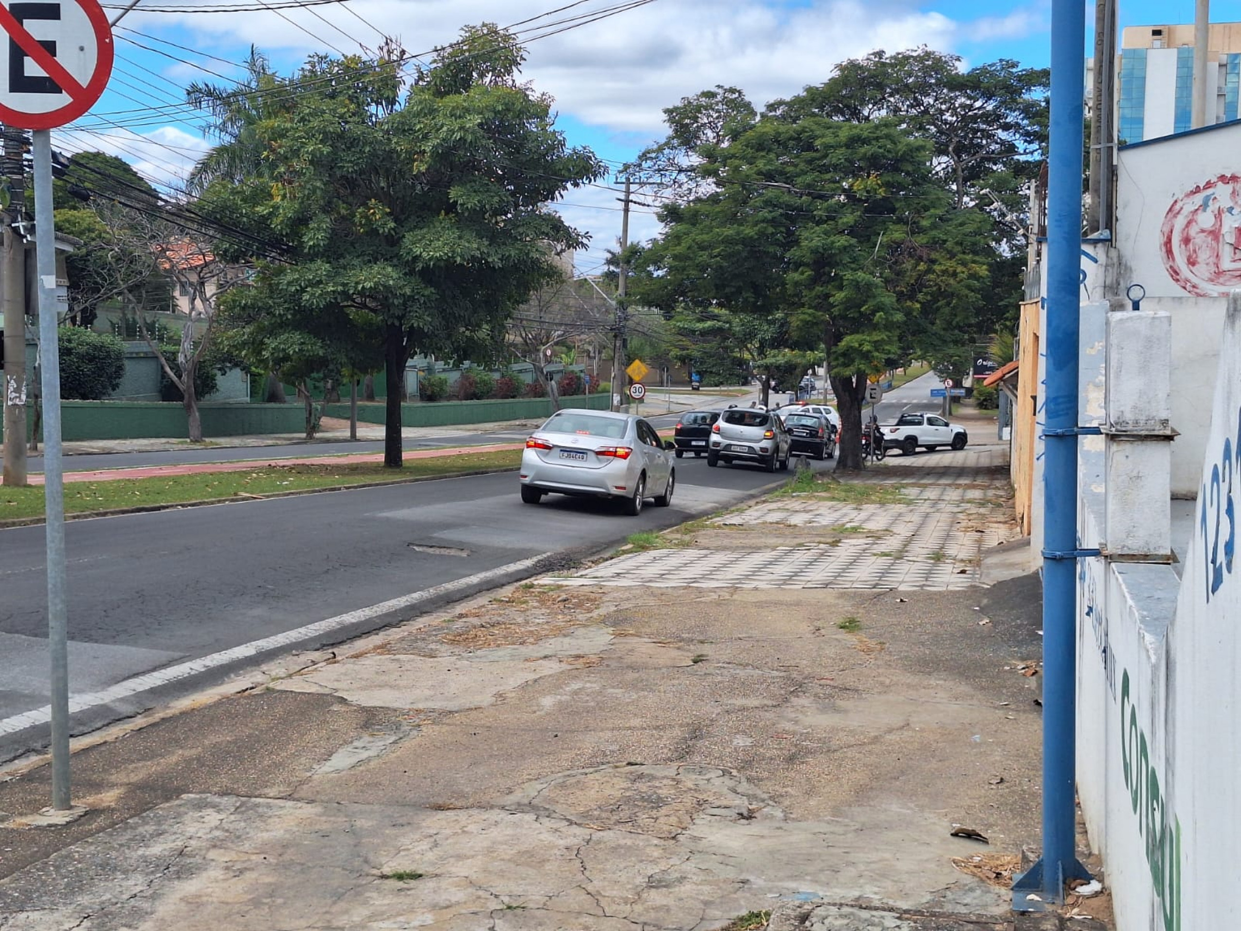 Ação foi necessária devido a um treinamento da Polícia Militar