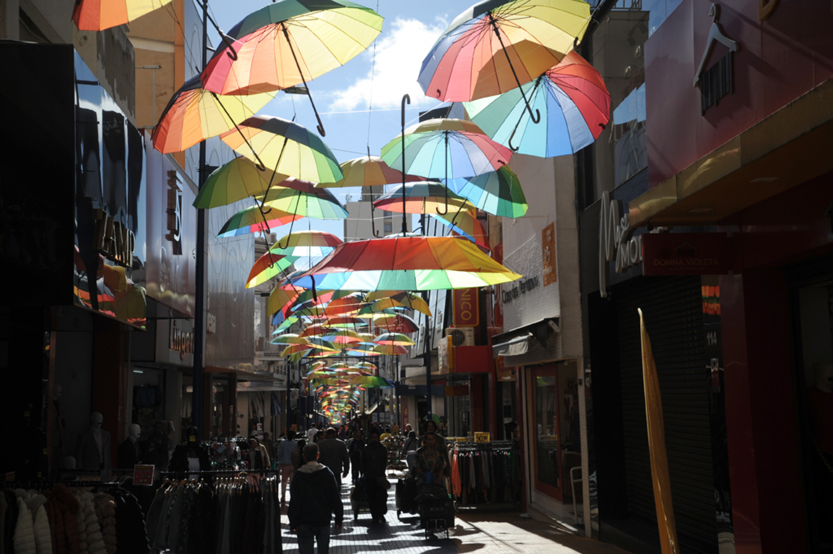 Bulervar Braguinha, no centro de Sorocaba
