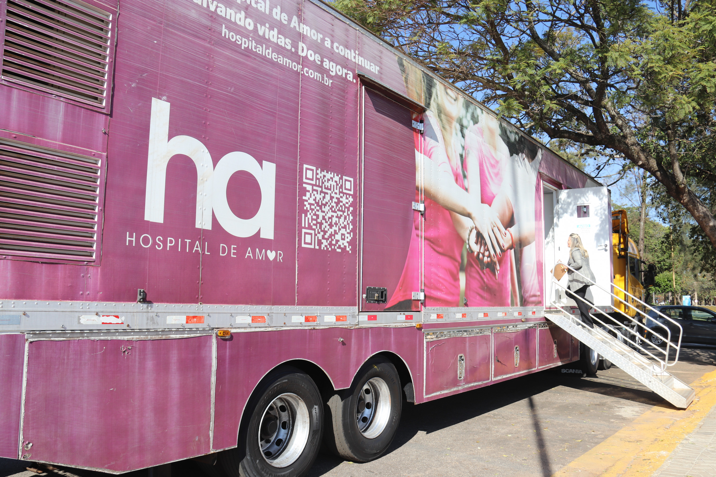 Carreta estará na cidade até sexta-feira (15)