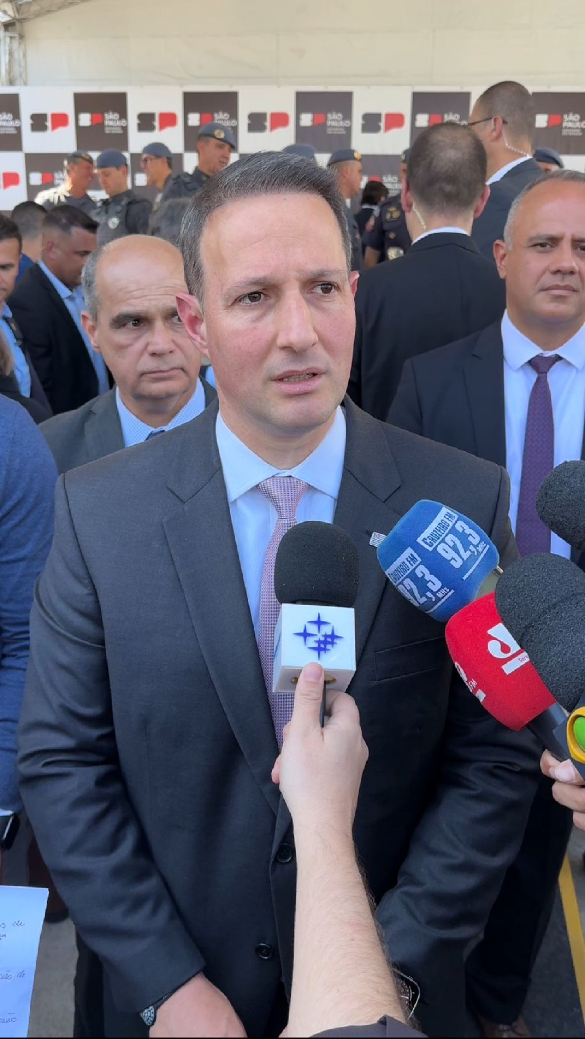 Secretário de Segurança Pública do Estado de São Paulo, Guilherme Derrite