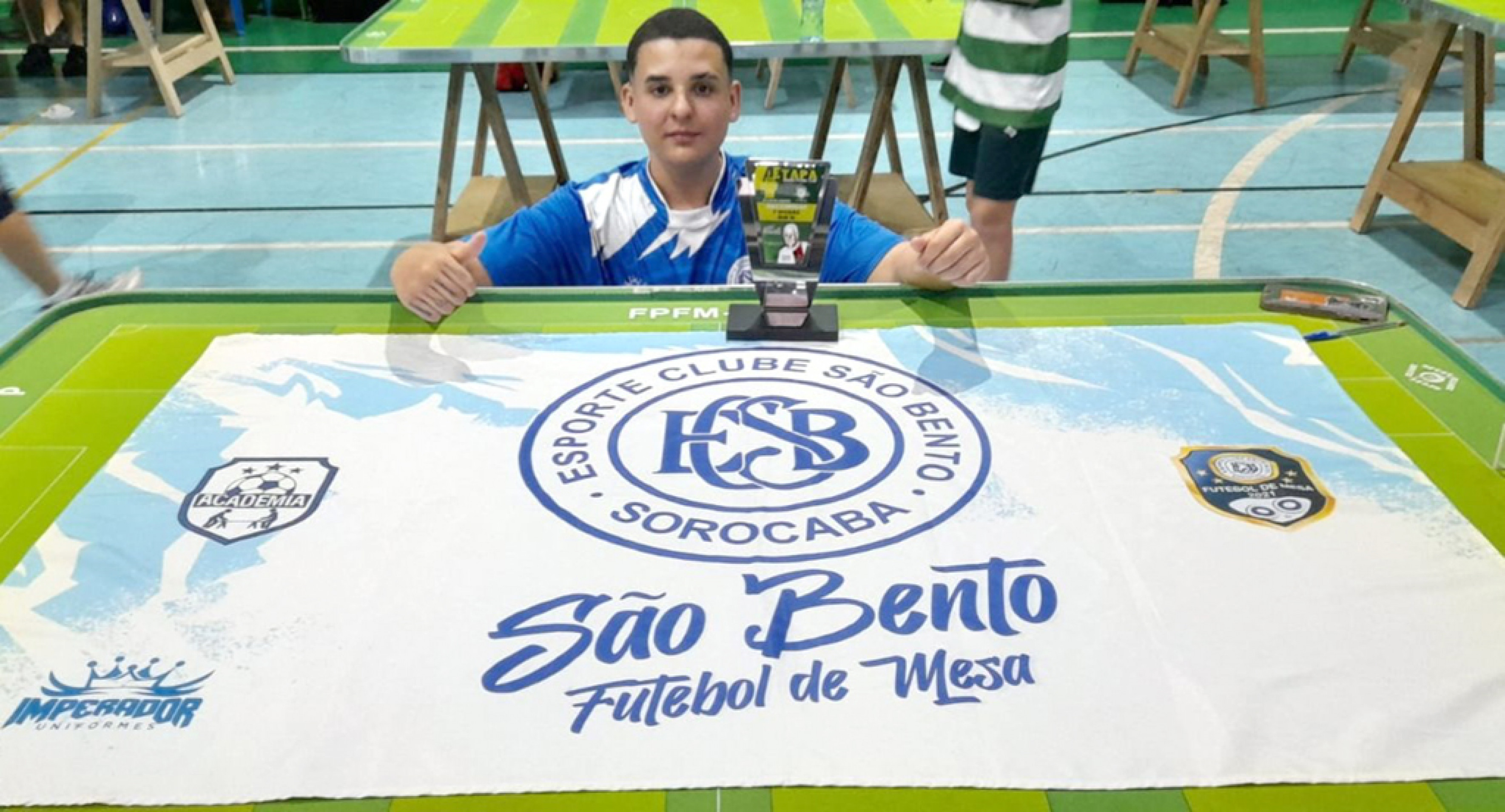 Pietro Ercolim se consolida como principal nome do futebol de mesa federado na cidade