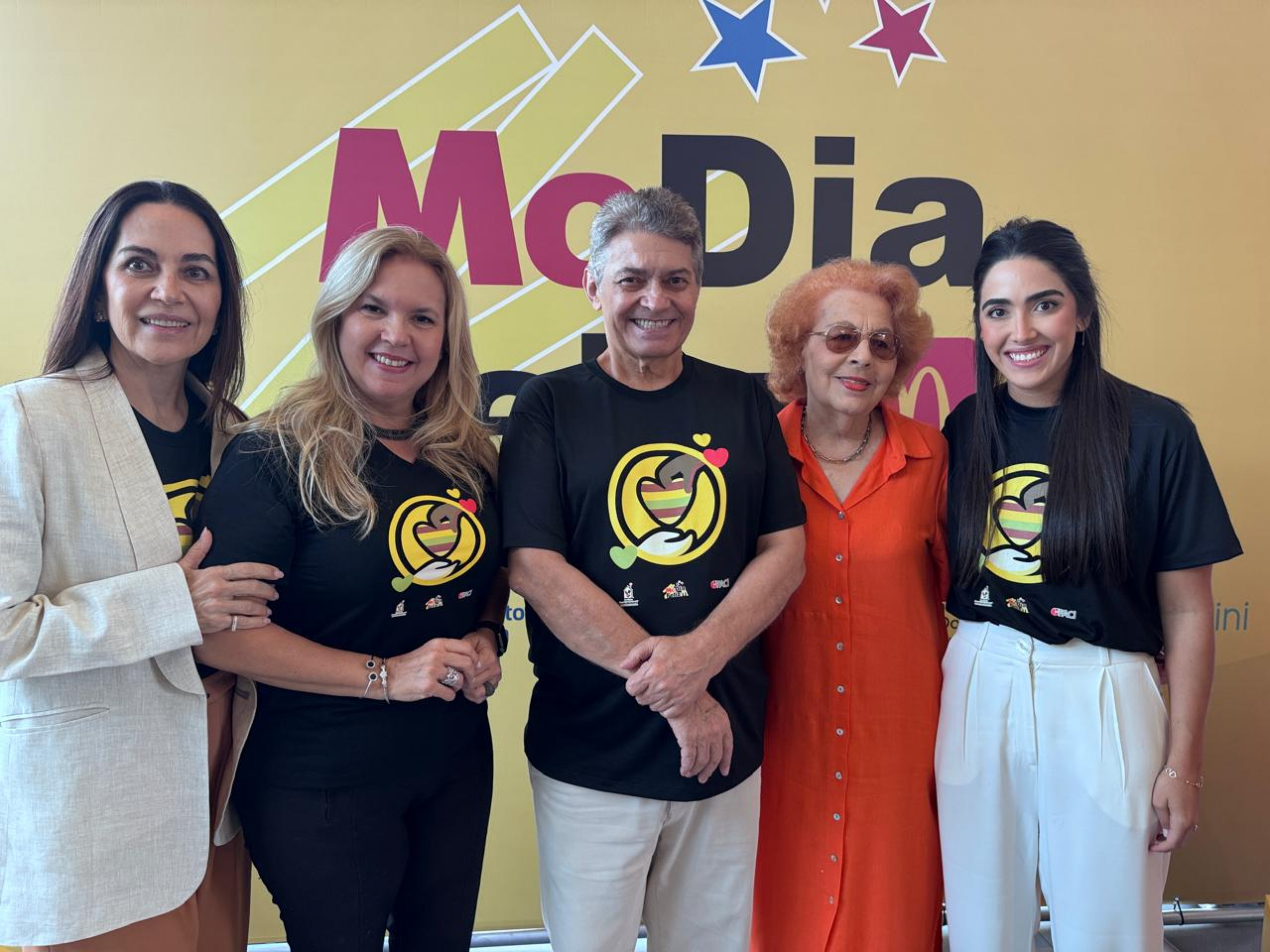 Regina Costa, Glaucia Blazeck (Gpaci), Claudio Costa, Maria Lucia Neiva de Lima (Gpaci) e Livia Costa