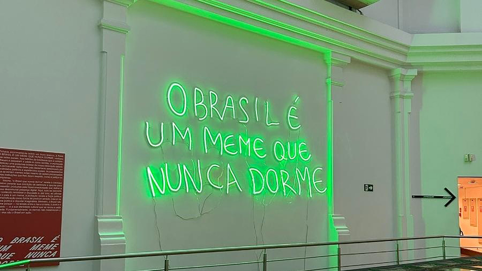 Exposição ocorre até 
novembro em SP
