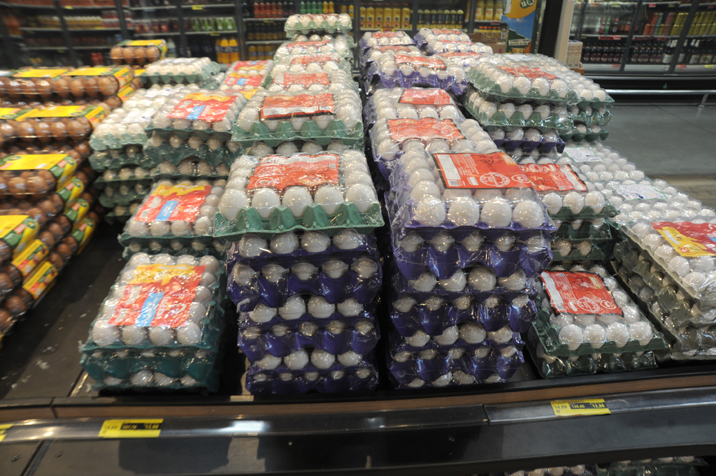 Preço da dúzia de ovos recuou 8,47%, para R$ 11,34, nos supermercados de Sorocaba