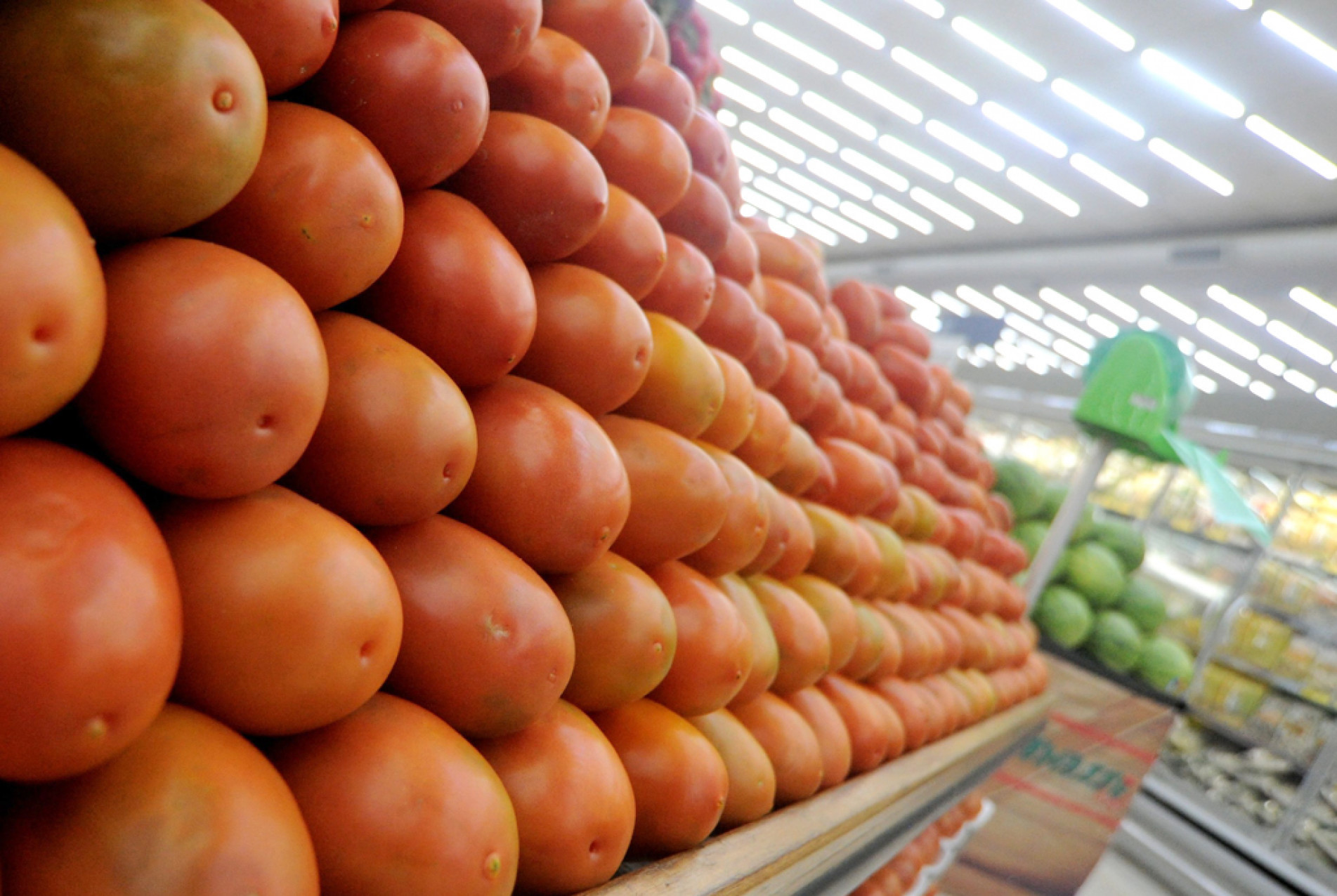 Maior redução de preço entre os alimentos no mês passado foi do tomate: 13%
