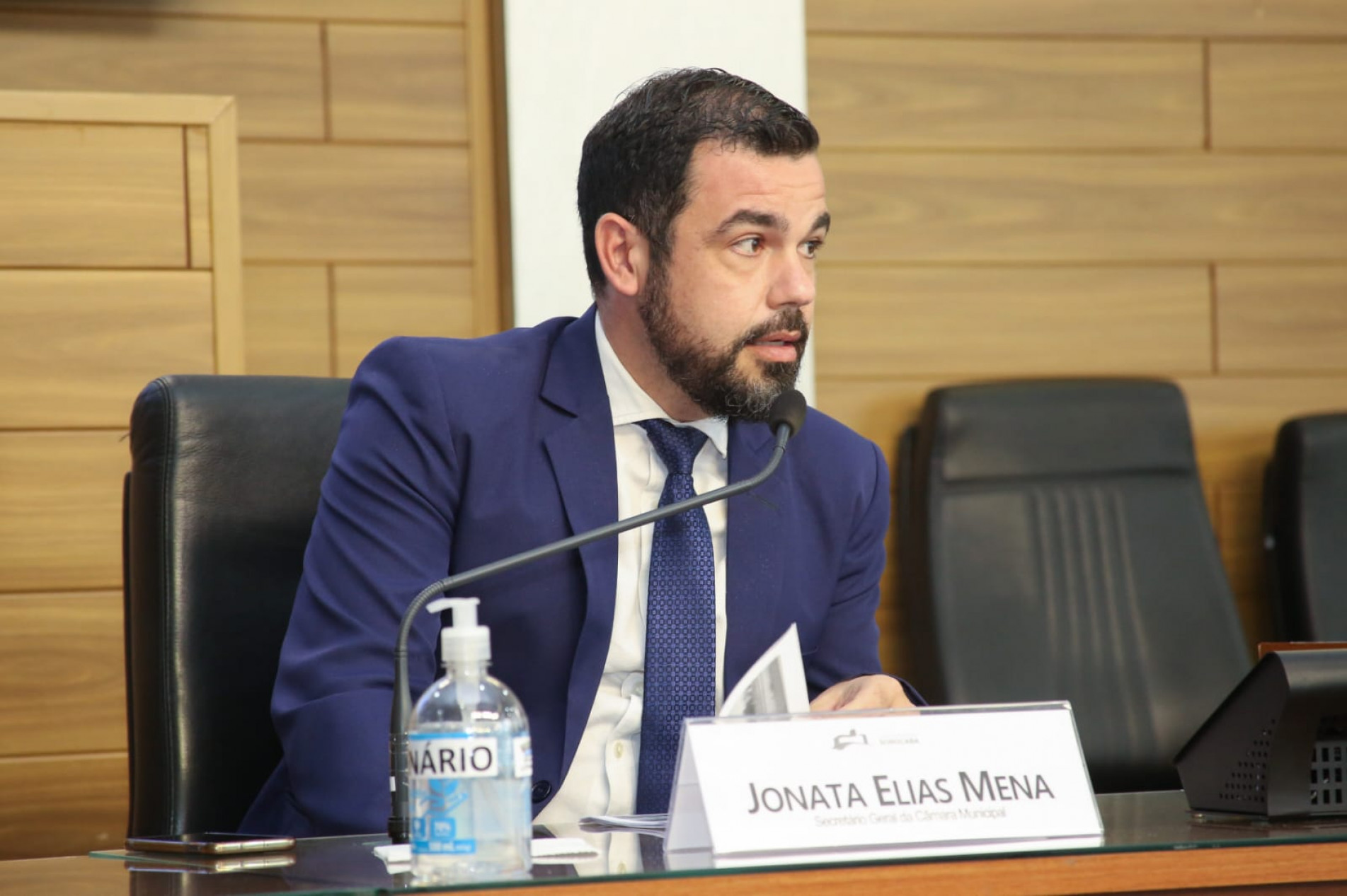 Antes de ir assumir uma vaga no secretariado de Votorantim, Jonata atuou como secretário geral da Câmara de Sorocaba