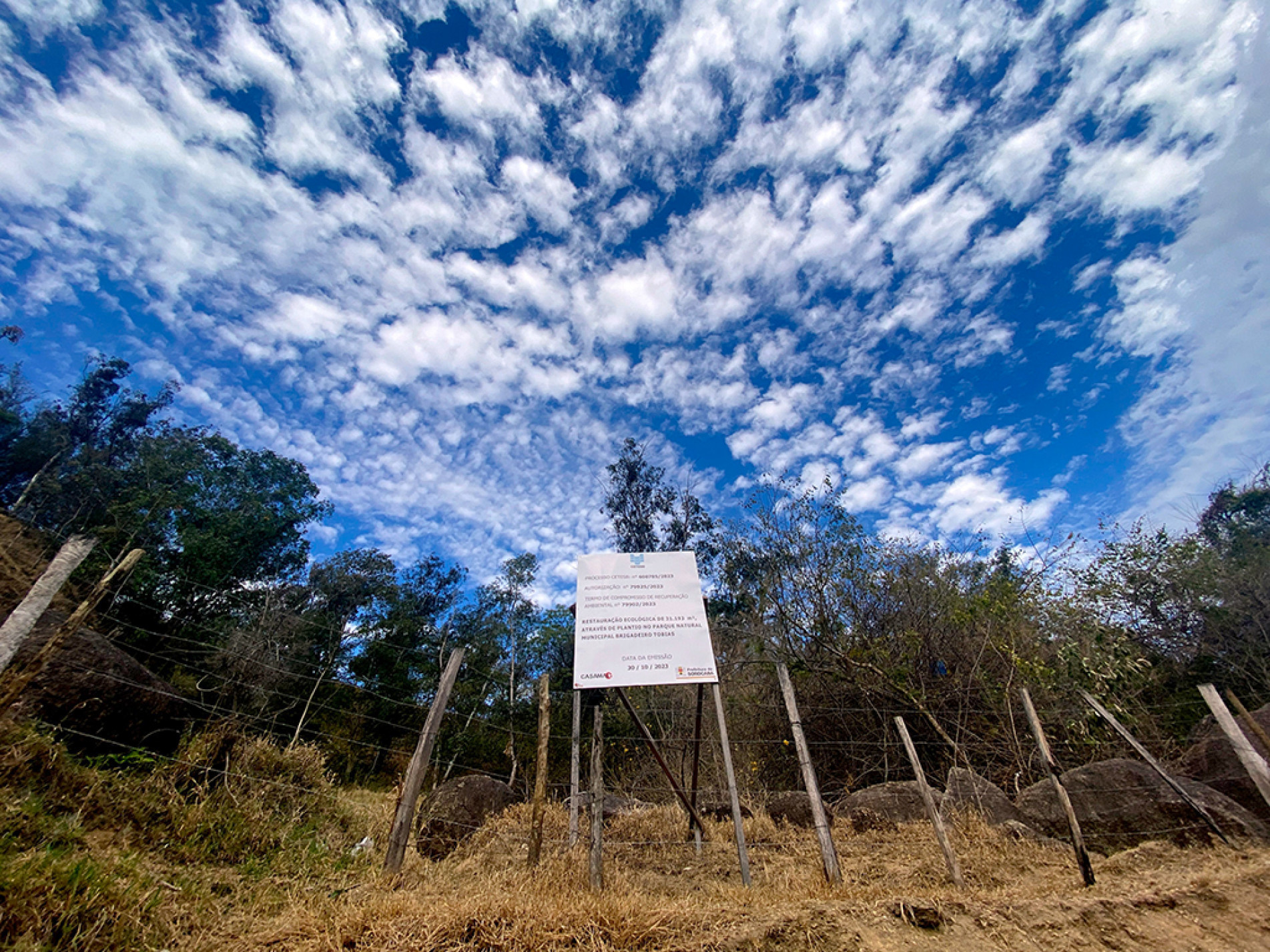 Espaço a ser reflorestado é de 31.193 m²; local abriga o Casarão de Brigadeiro Tobias, figura histórica de Sorocaba e do Brasil
