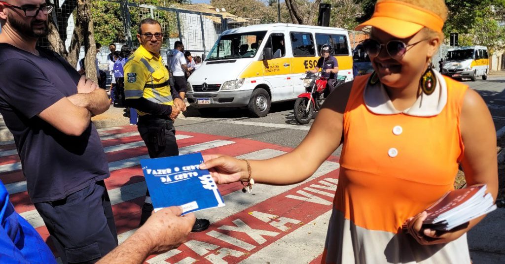 A iniciativa, que começa às 17h30, marca a abertura da Semana Nacional de Trânsito