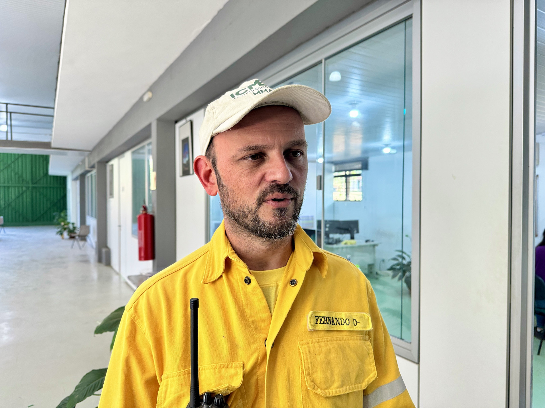 Chefe da Flona aborda medidas de combate ao incêndio 