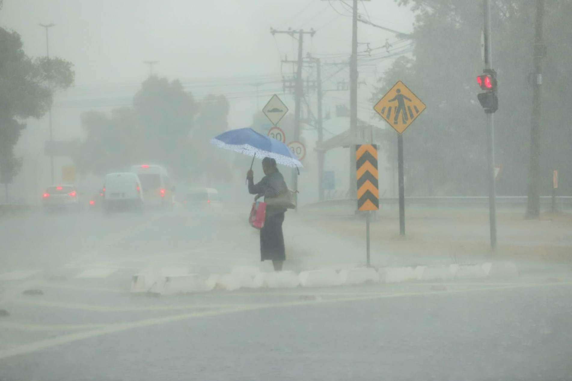 O acumulado desta segunda-feira, no entanto, é o maior desde o dia 28 de julho, quando choveu cerca de 7,2 mm