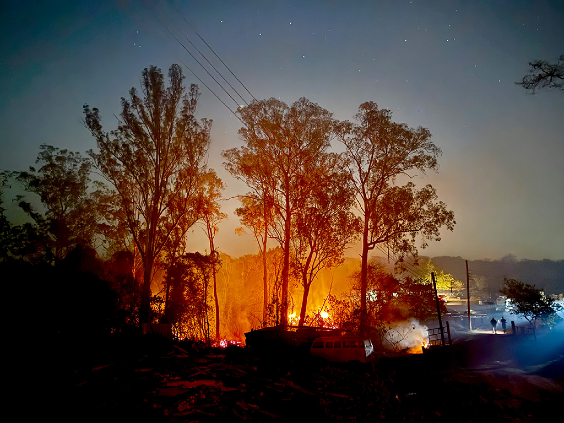 Na semana passada, fogo atingiu a Estrada Municipal Augusto Zanoni, em Itu: cidade teve 732 registros de queimadas até ontem
