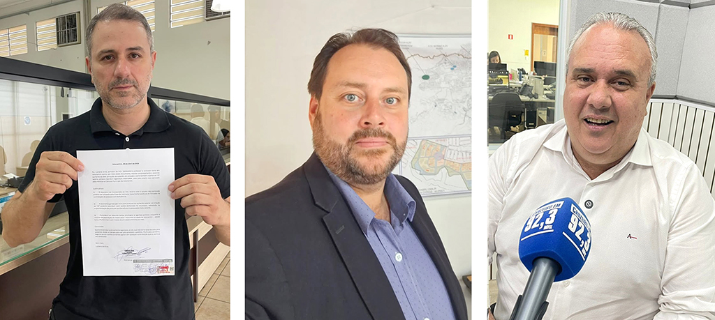 Luciano Silva é quem assina o pedido; Rodrigo Kriguer avisa que não dará seguimento ao caso, enquanto Weber Manga sequer foi notificado
