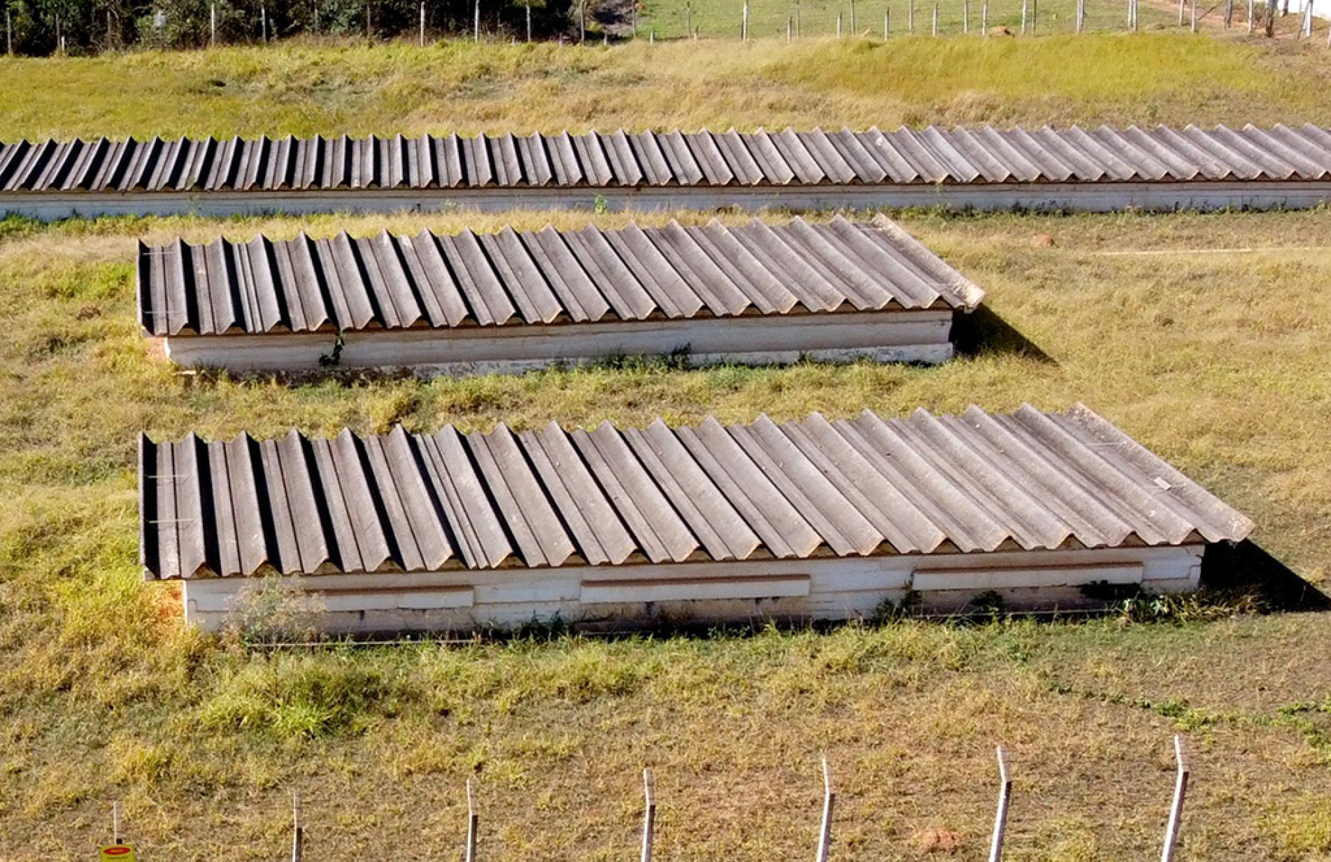Depósito tem cerca de 3.500 toneladas e fica em terreno cercado com alambrados 
