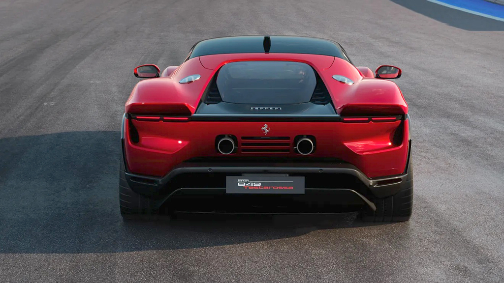 Ferrari 849 Testarossa surge em versões cupê e spider (conversível) com sistema híbrido plug-in que gera 1.050 cv de potência
