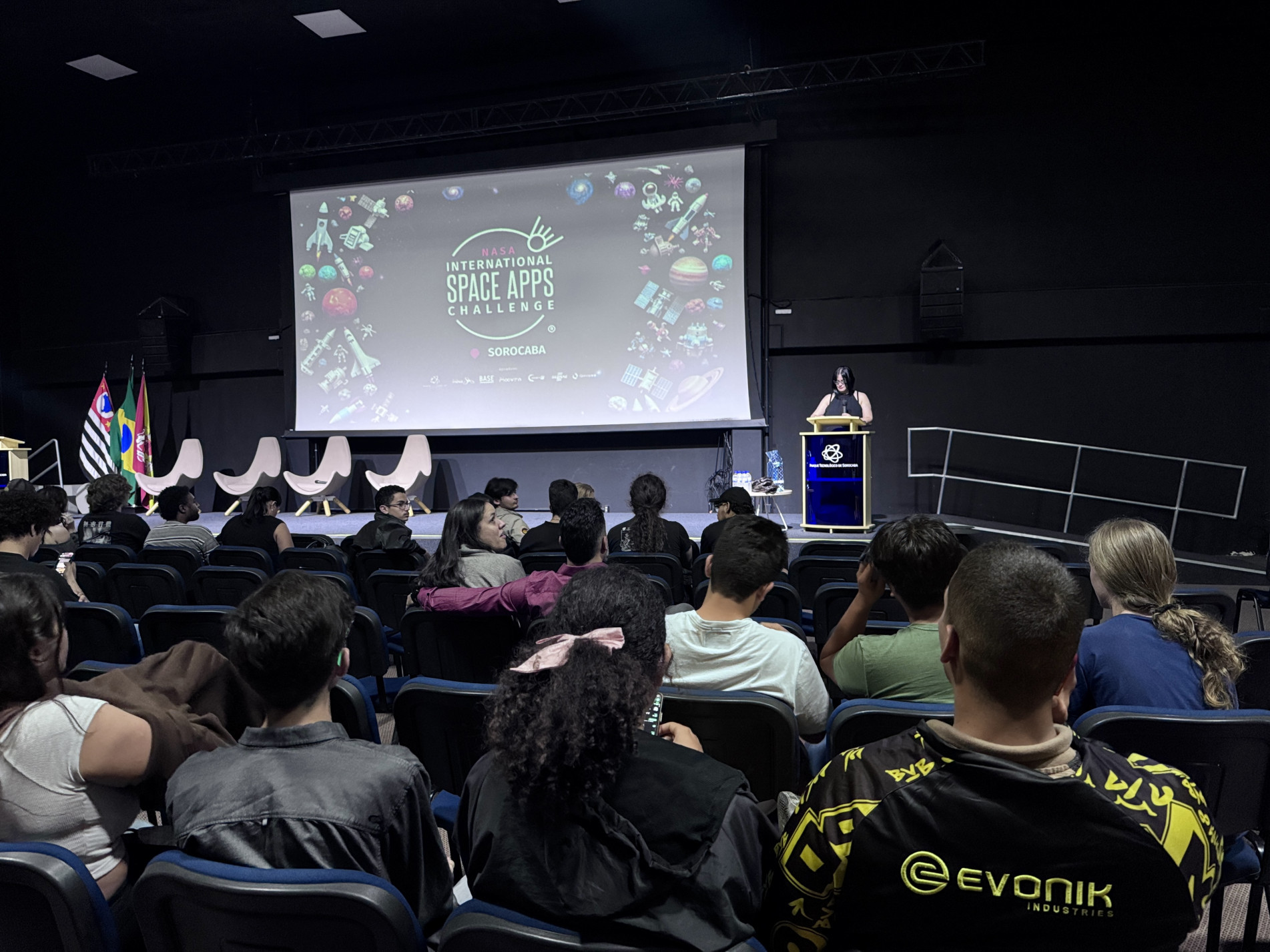 A solenidade de abertura aconteceu nesta sexta-feira (3), no auditório principal do PTS, e contou com a presença de cerca de 40 pessoas