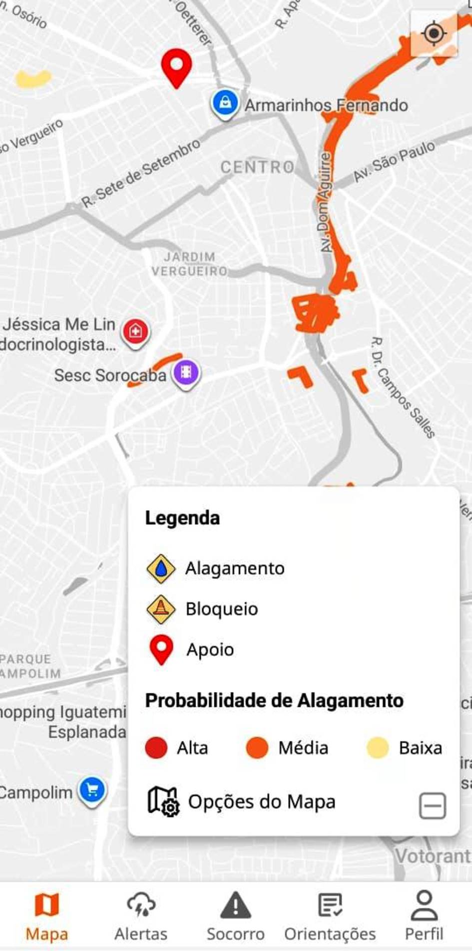  Ele usa tecnologia de comando, mapas interativos e integração com o Waze for Cities, um sistema que permite o compartilhamento de dados de trânsito em tempo real