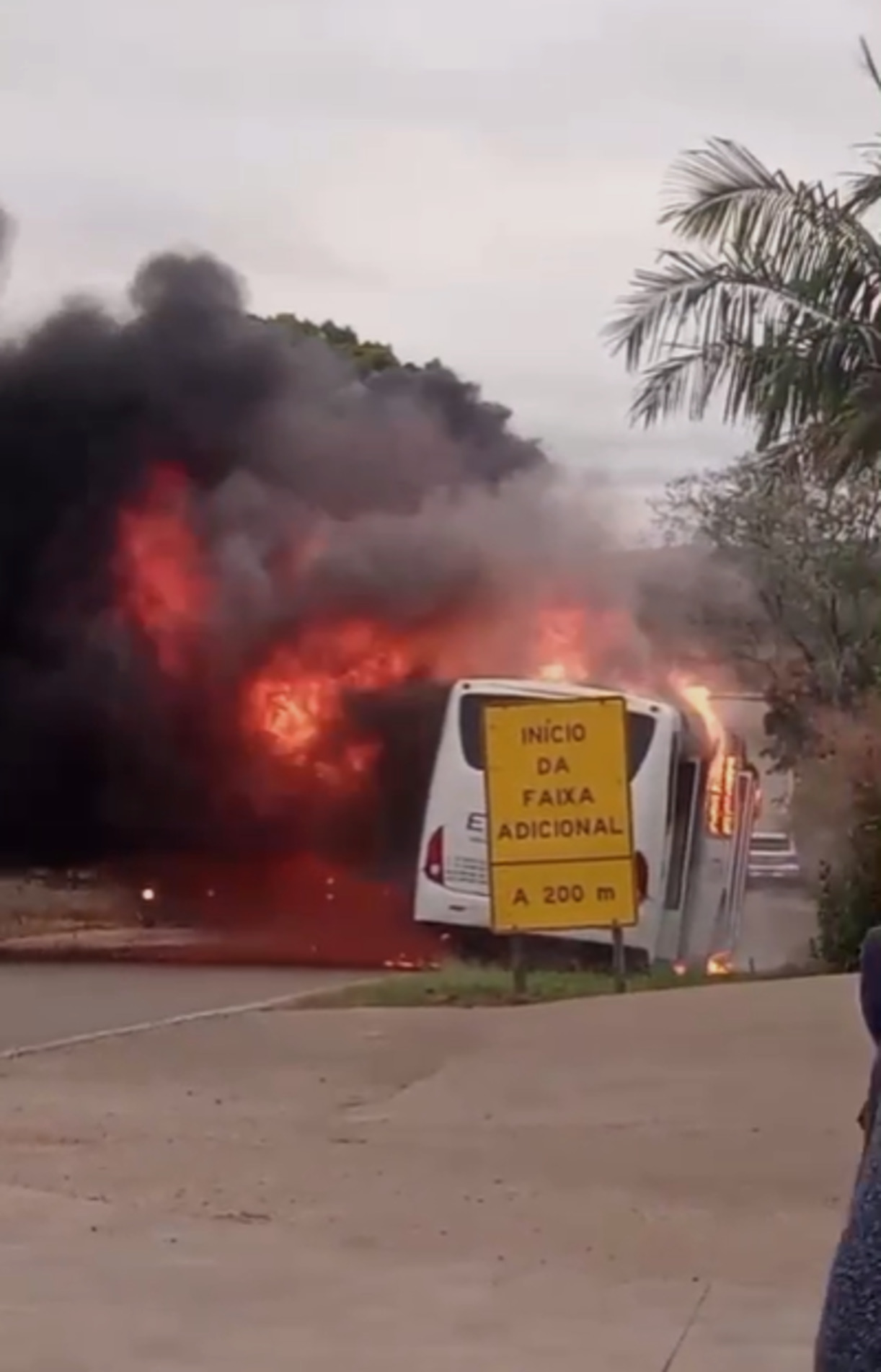 Não foi divulgado as causas do incêndio