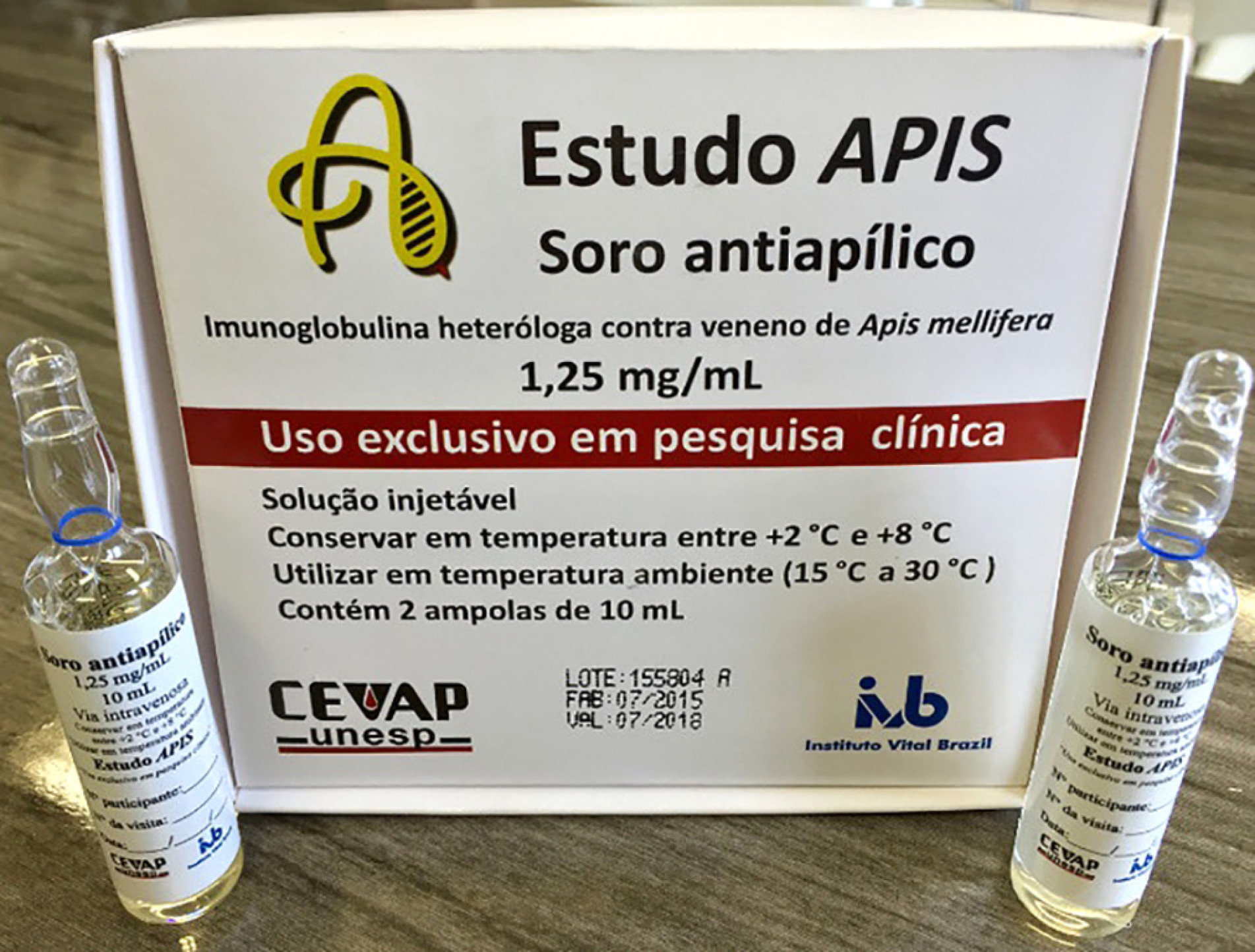 Terceira e última fase de estudos clínicos contará com 150 a 200 pacientes
