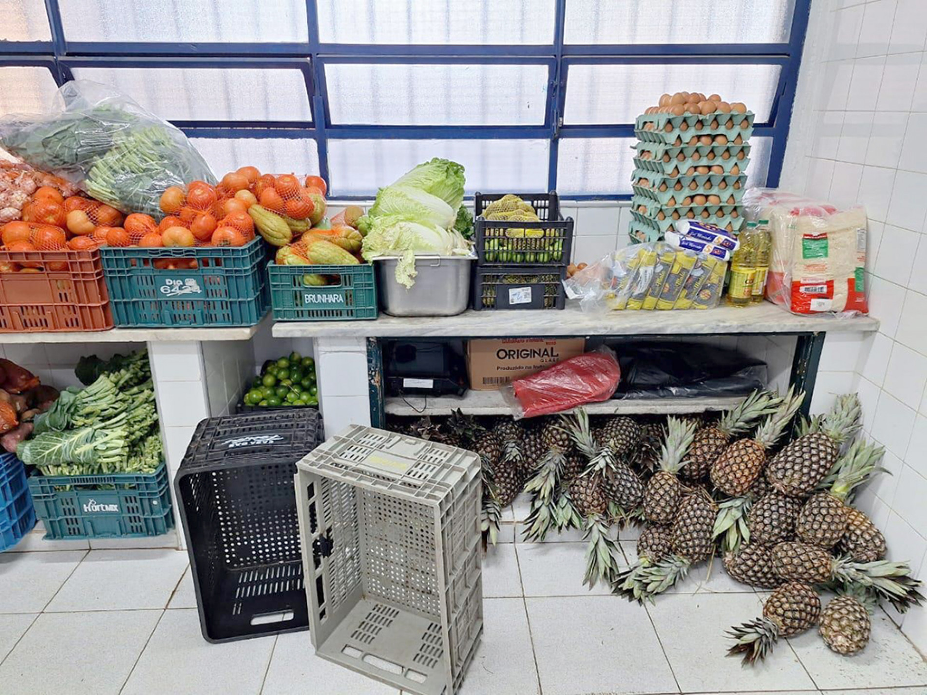 Em vistoria, TCE identifica alimentos vencidos e falhas no armazenamento em unidades escolares
