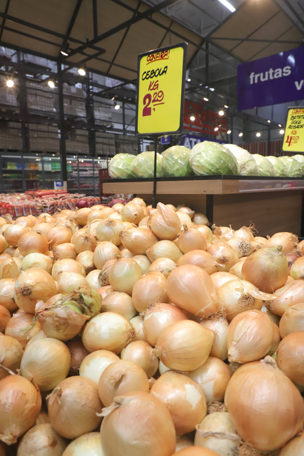 Batata e cebola registraram as maiores quedas de preço
