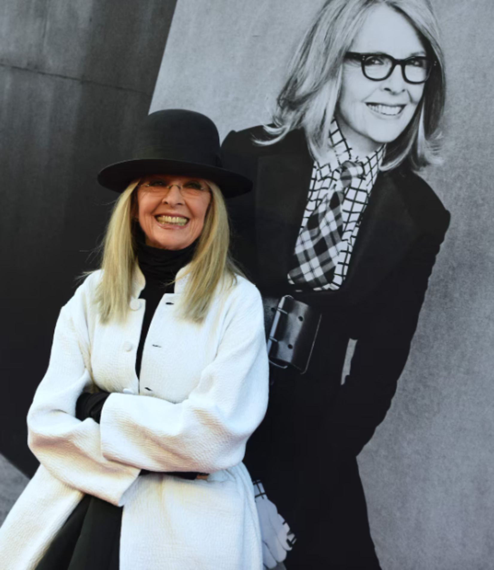 Diane Keaton em foto de 2017; atriz morreu em 11 de outubro de 2025, aos 79 anos de idade