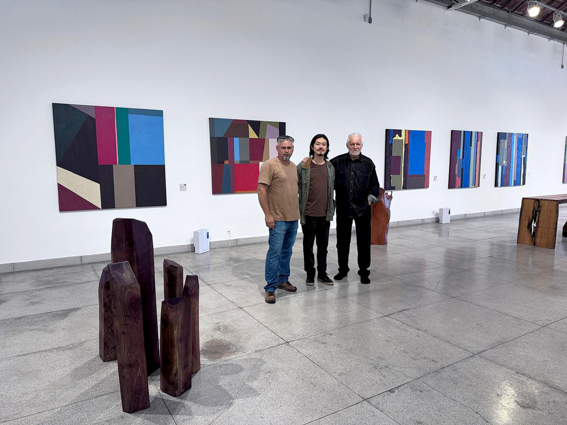 Dimas Pires, Allan Yzumizawa e Pedro Lopes