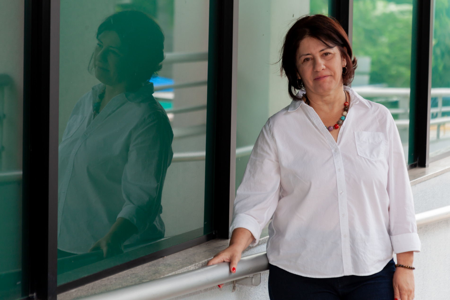 A professora Míriam Cristina Carlos Silva, responsável pela pesquisa sobre as narrativas de morte