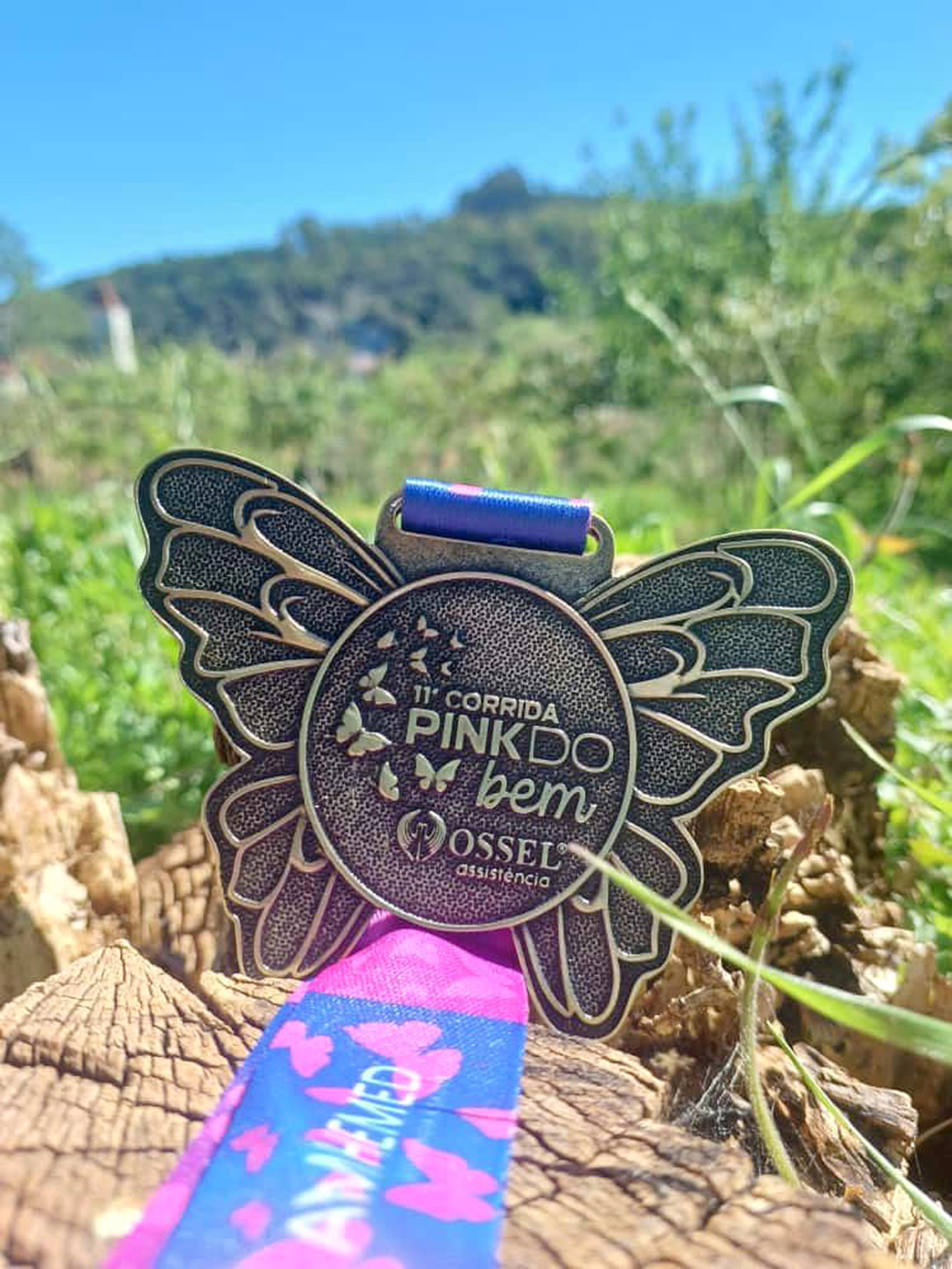 Todos que cruzarem a chegada ganham medalha
