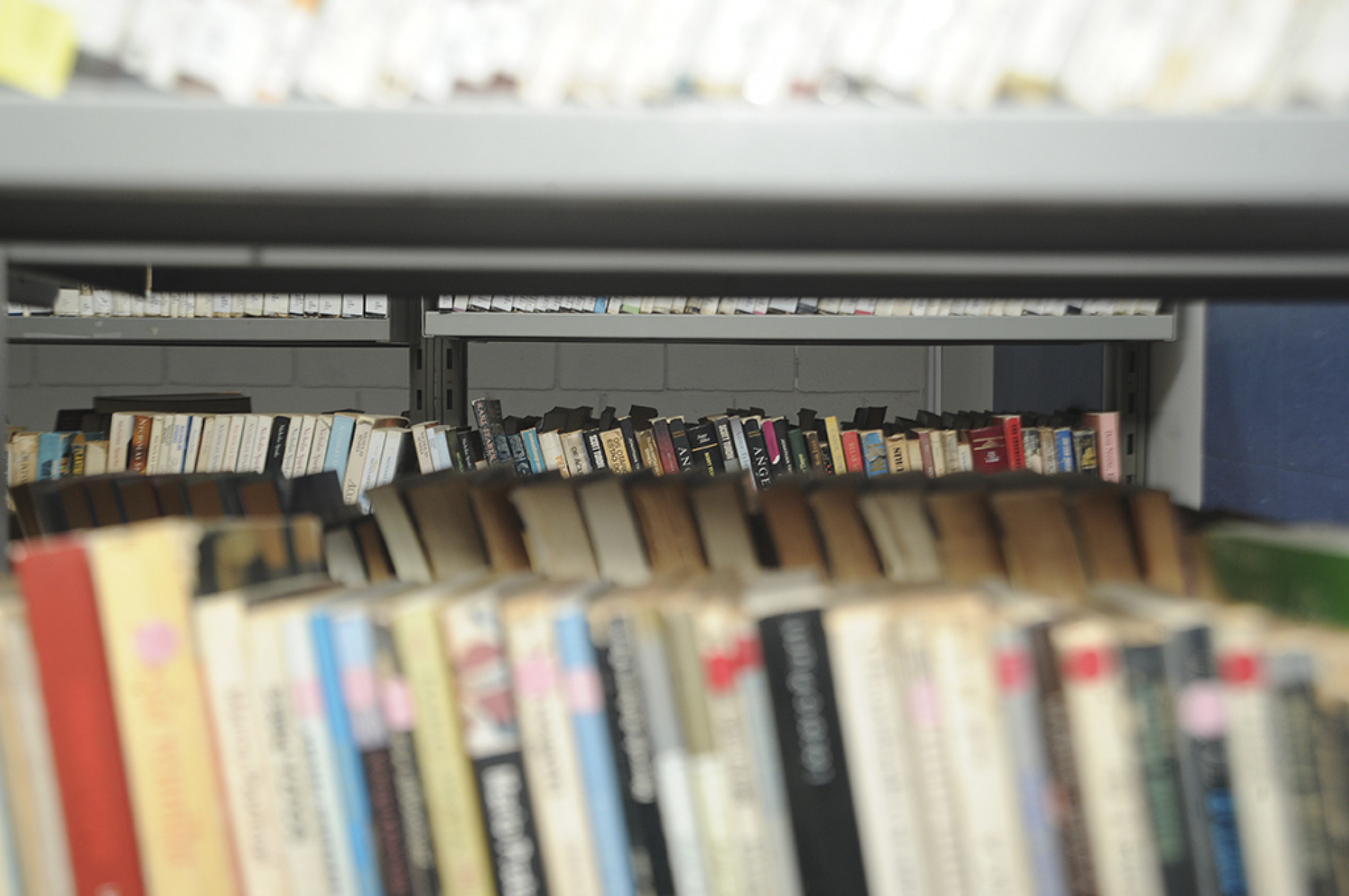 A exposição traz livros de autores nacionais para valorizar a cultura
