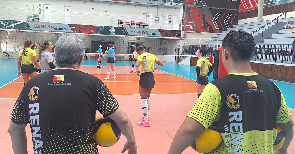 Atletas do Renasce treinaram em Sorocaba antes do embarque
