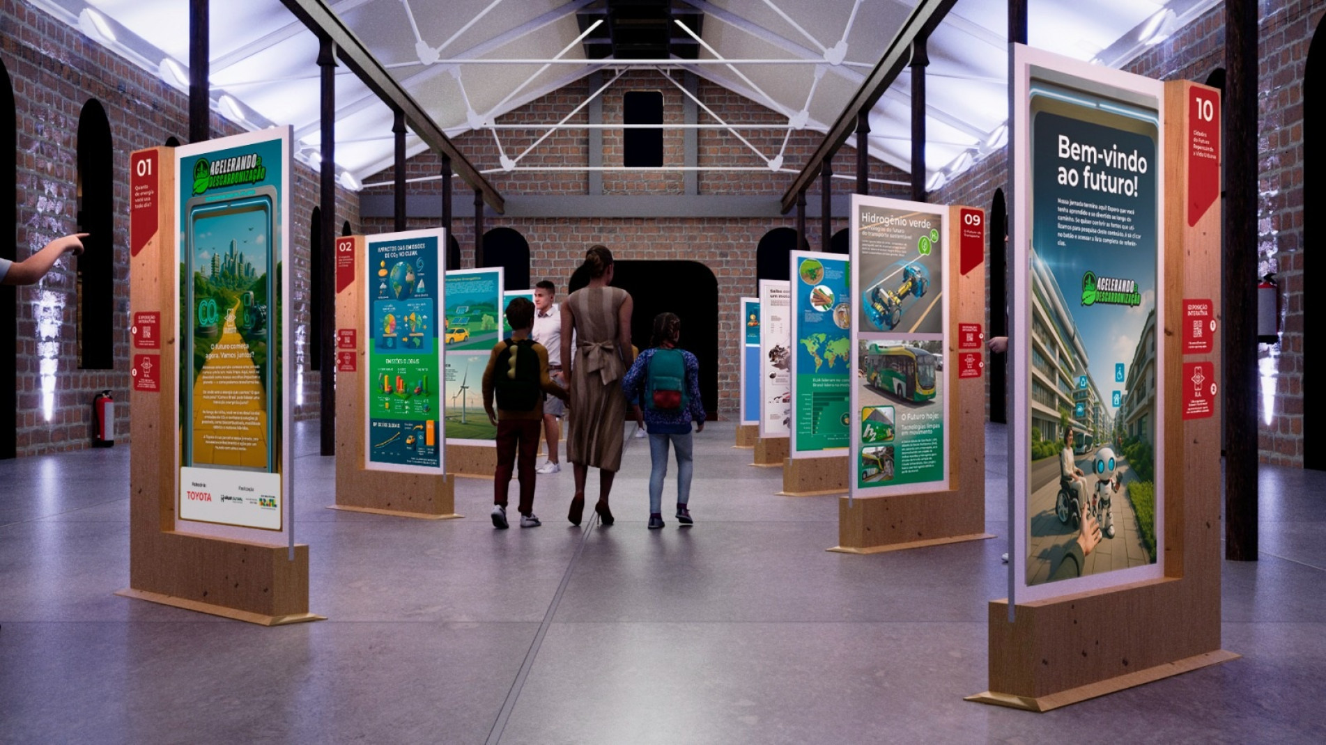 Projeto usa artes visuais para tratar de mobilidade e meio ambiente de forma educativa e interativa.