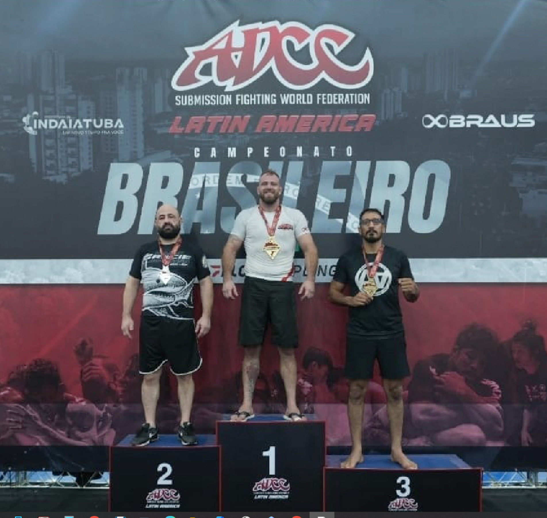 Danilo Augusto ganha o bronze no grappling
