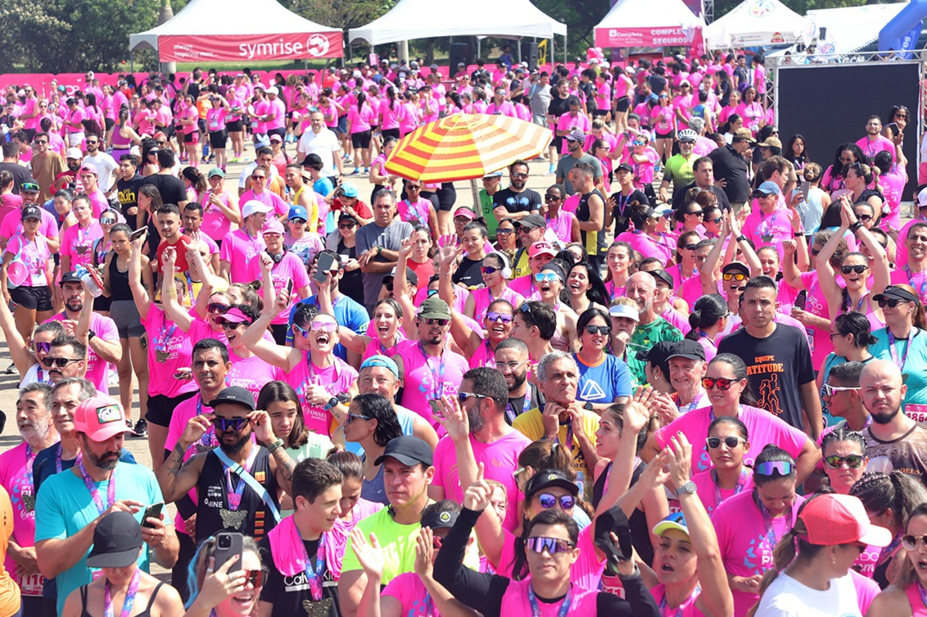Corrida Pink do Bem Ossel Assistência, um mar cor de rosa