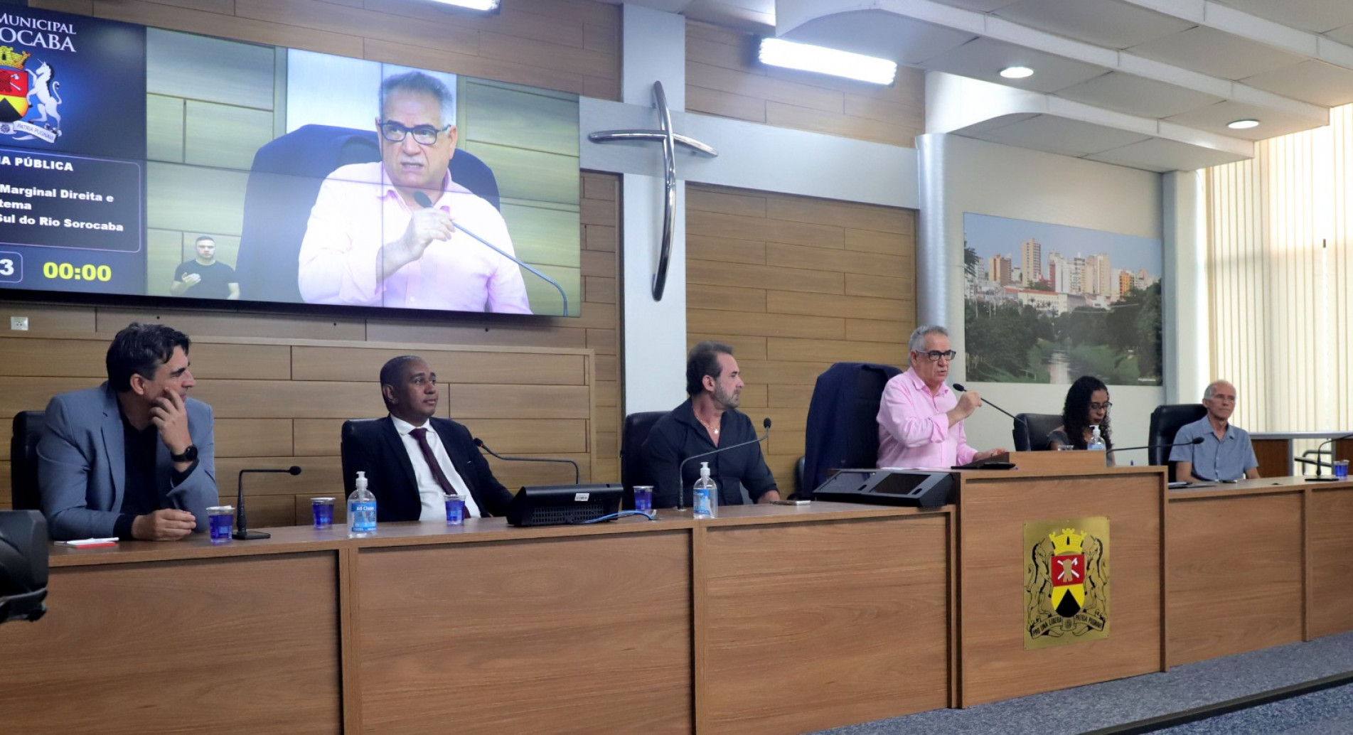 Audiência pública na Câmara Municipal de Sorocaba discute os impactos e medidas ambientais ligados à implantação da Marginal Direita e ao Sistema de Parques Norte-Sul do rio Sorocaba
