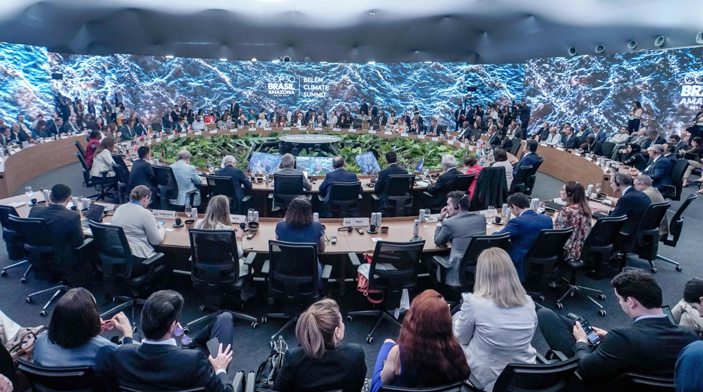 Líderes mundiais discutem questões do meio ambiente
