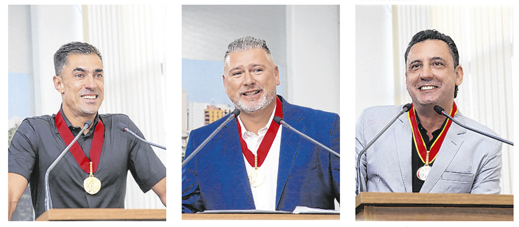 Sessões solenes destacam as trajetórias de Miguel Sanches, Márcio Rogério Dias e Simei Lamarca
