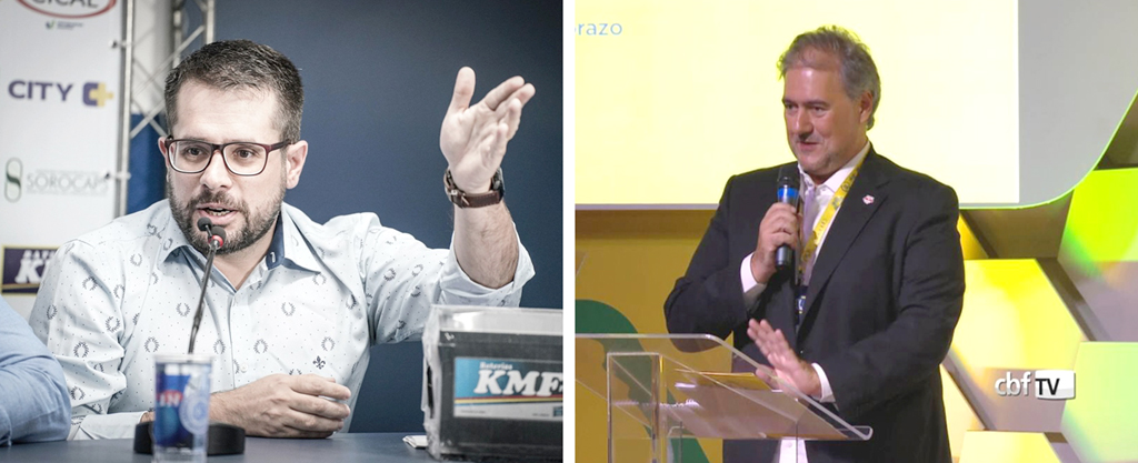 Vinícius Rostelato é presidente do Conselho Fiscal, enquanto Rodolfo Kussarev representa os interessados: ambos desconversaram sobre o impasse
